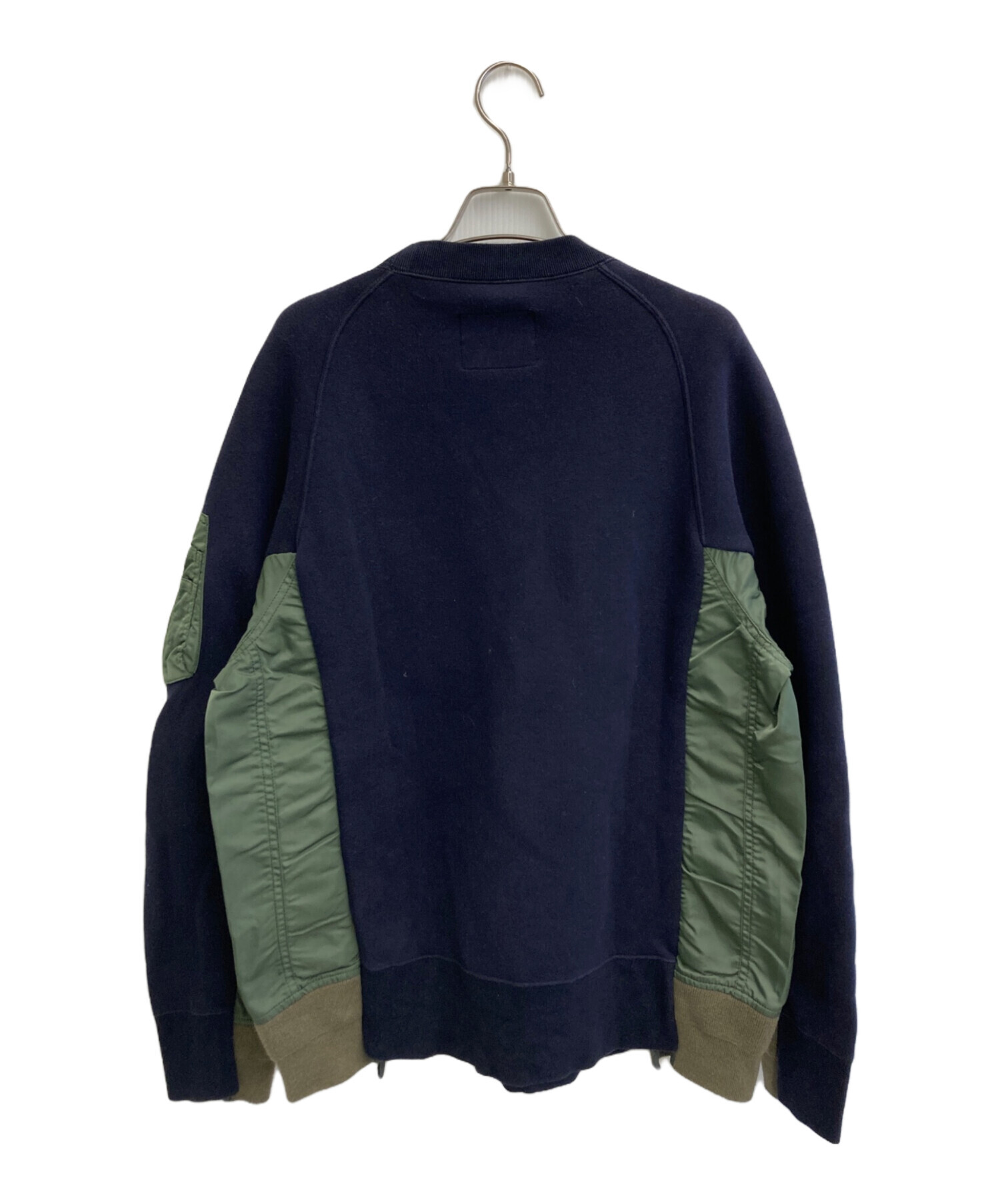 中古・古着通販】sacai (サカイ) Sponge Sweat x Nylon Twill Pullover
