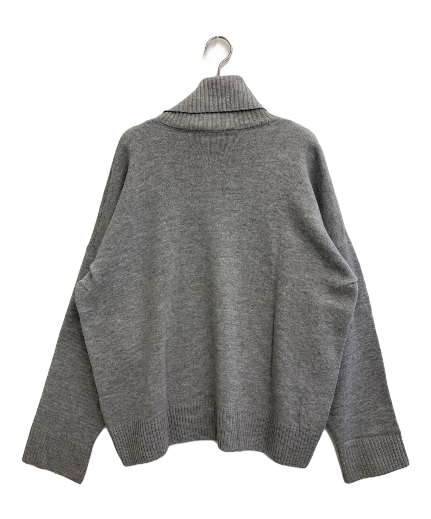 【正規品】ami グレー タートルネックセーター 中古・古着通販】AMI PARIS (アミ パリス) タートルネックニット