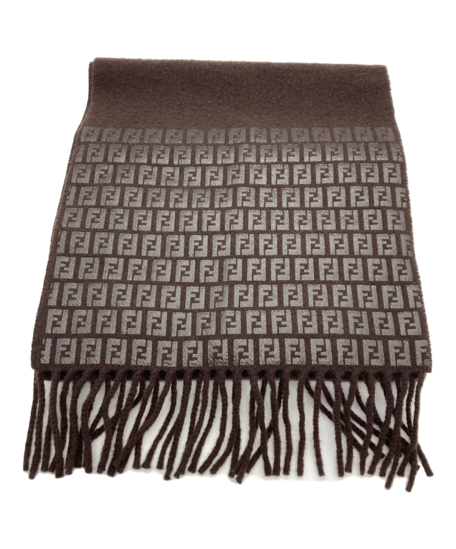 【未使用品】FENDI マフラー 中古・古着通販】FENDI (フェンディ) マフラー ブラウン｜ブランド