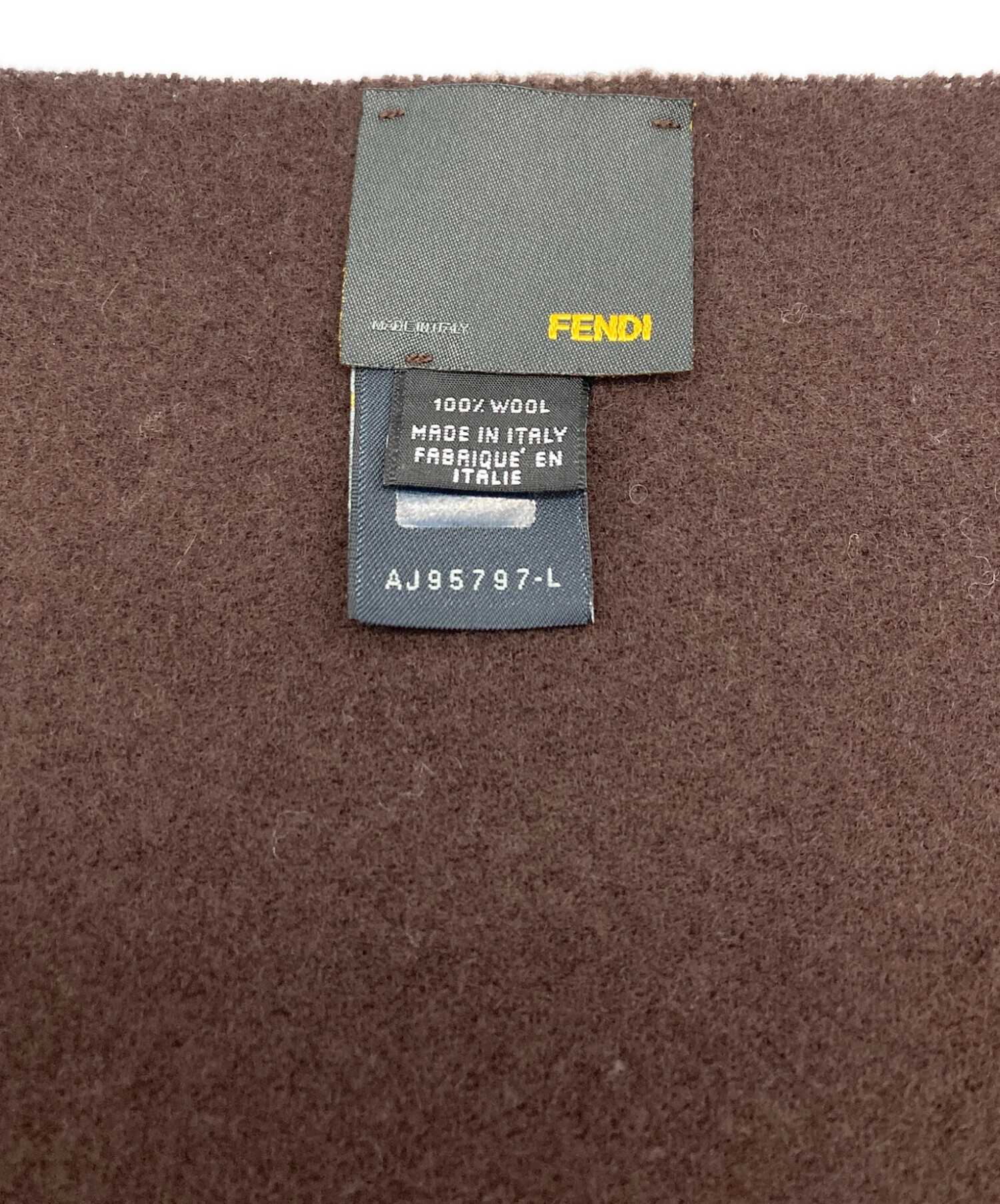 中古・古着通販】FENDI (フェンディ) マフラー ブラウン｜ブランド