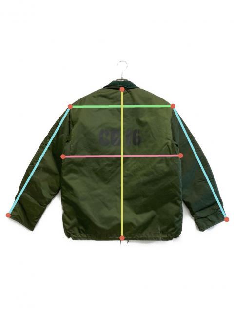中古・古着通販】ALPHA (アルファ) デッキジャケット オリーブ サイズ