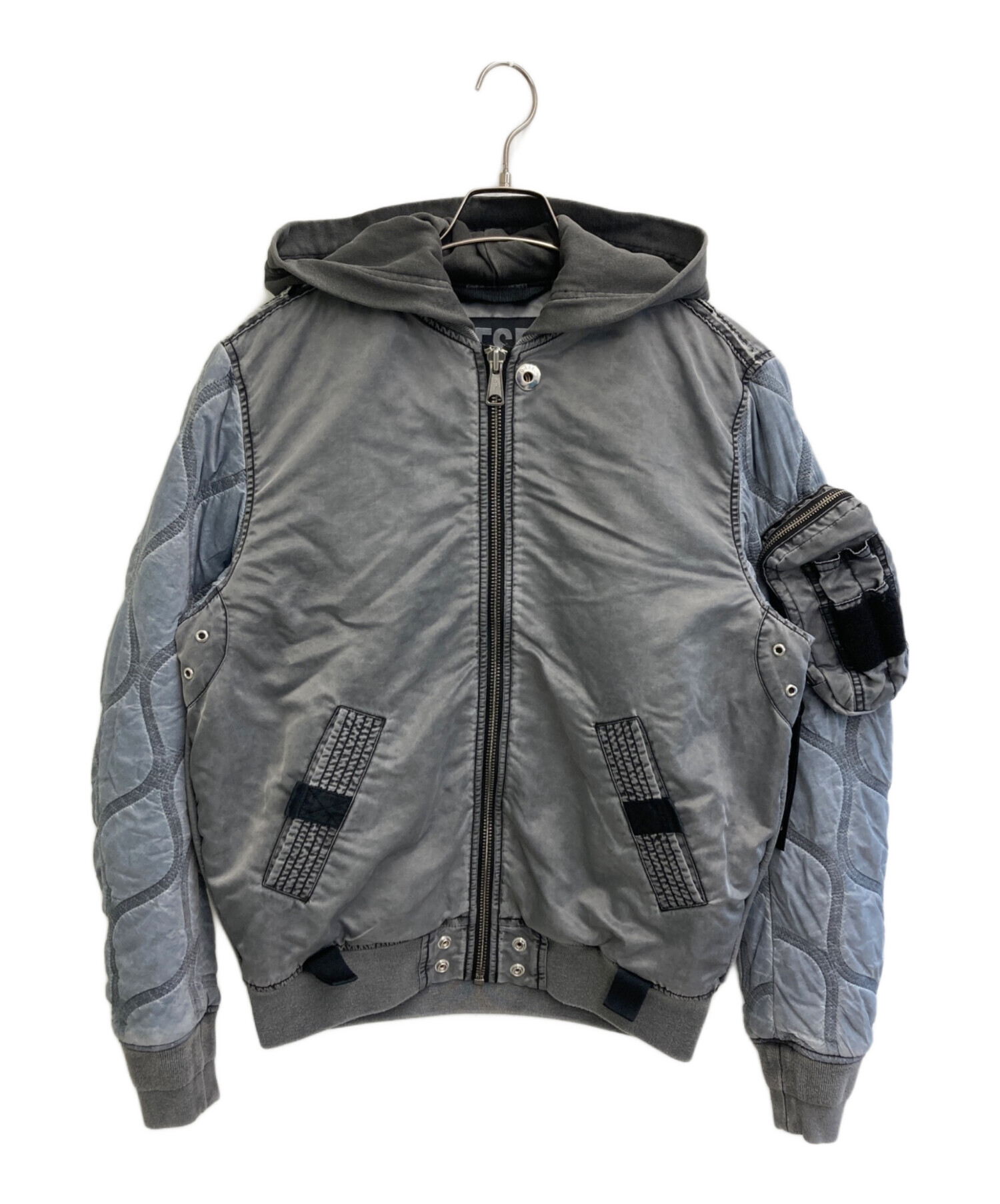 中古・古着通販】DIESEL (ディーゼル) フード ミックスマテリアル 