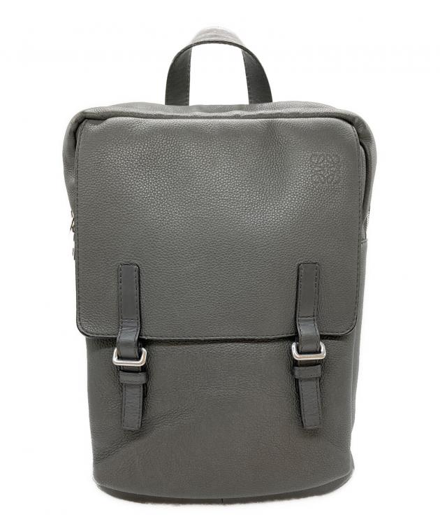 【中古品】ミリタリバックパック【ロエベ】 中古・古着通販】LOEWE (ロエベ) ミリタリーバックパック グレー