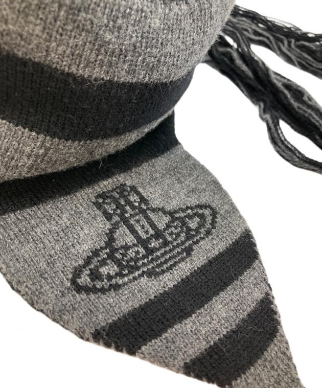 公式 ヴィヴィアン ニット帽 未使用 グレー タグ付き ヴィヴィアン ニット帽 グレー vivienne westwood - メルカリ