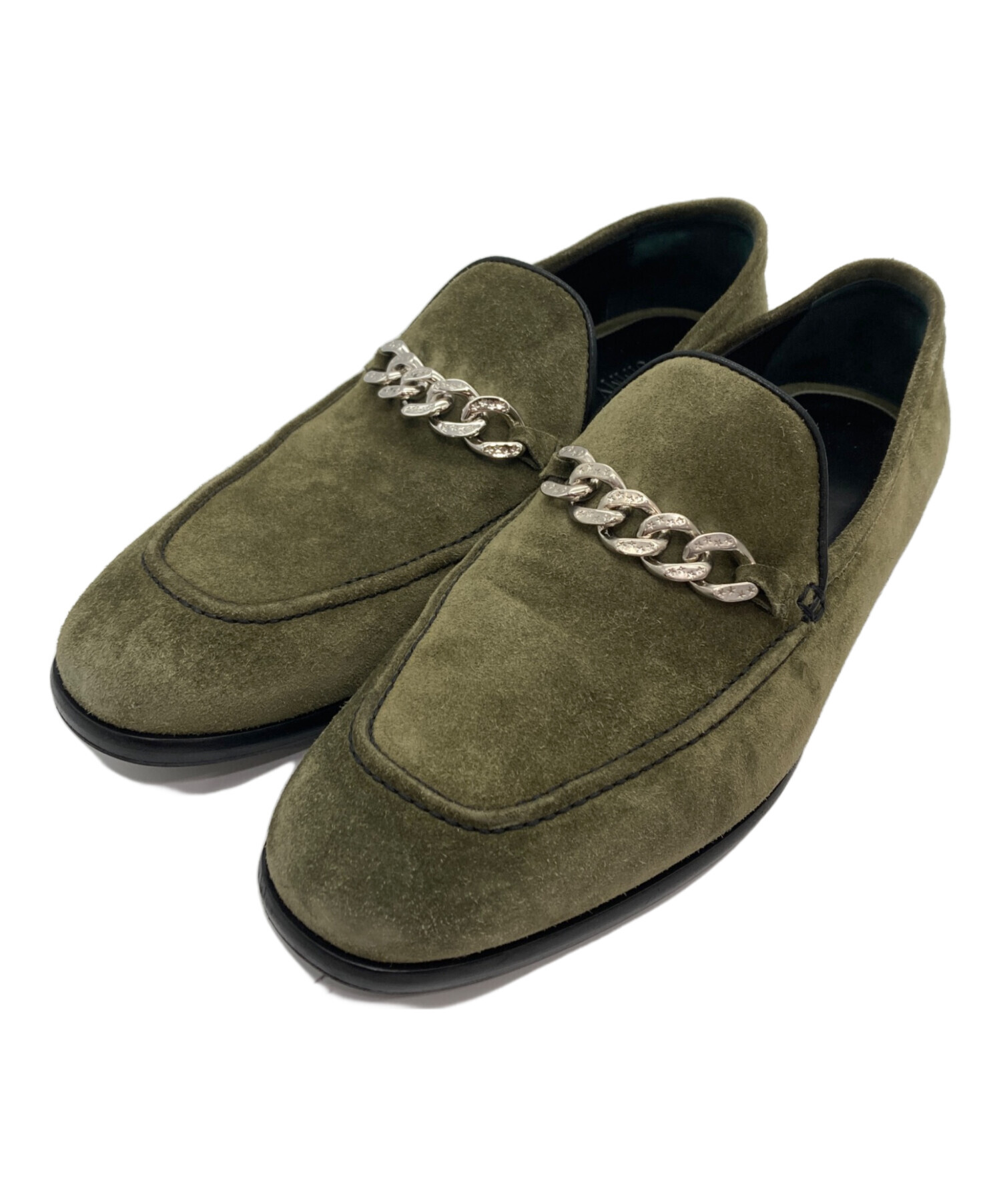 専用　ジミーチュウ　チェーンローファー 中古・古着通販】JIMMY CHOO (ジミーチュウ) チェーンローファー