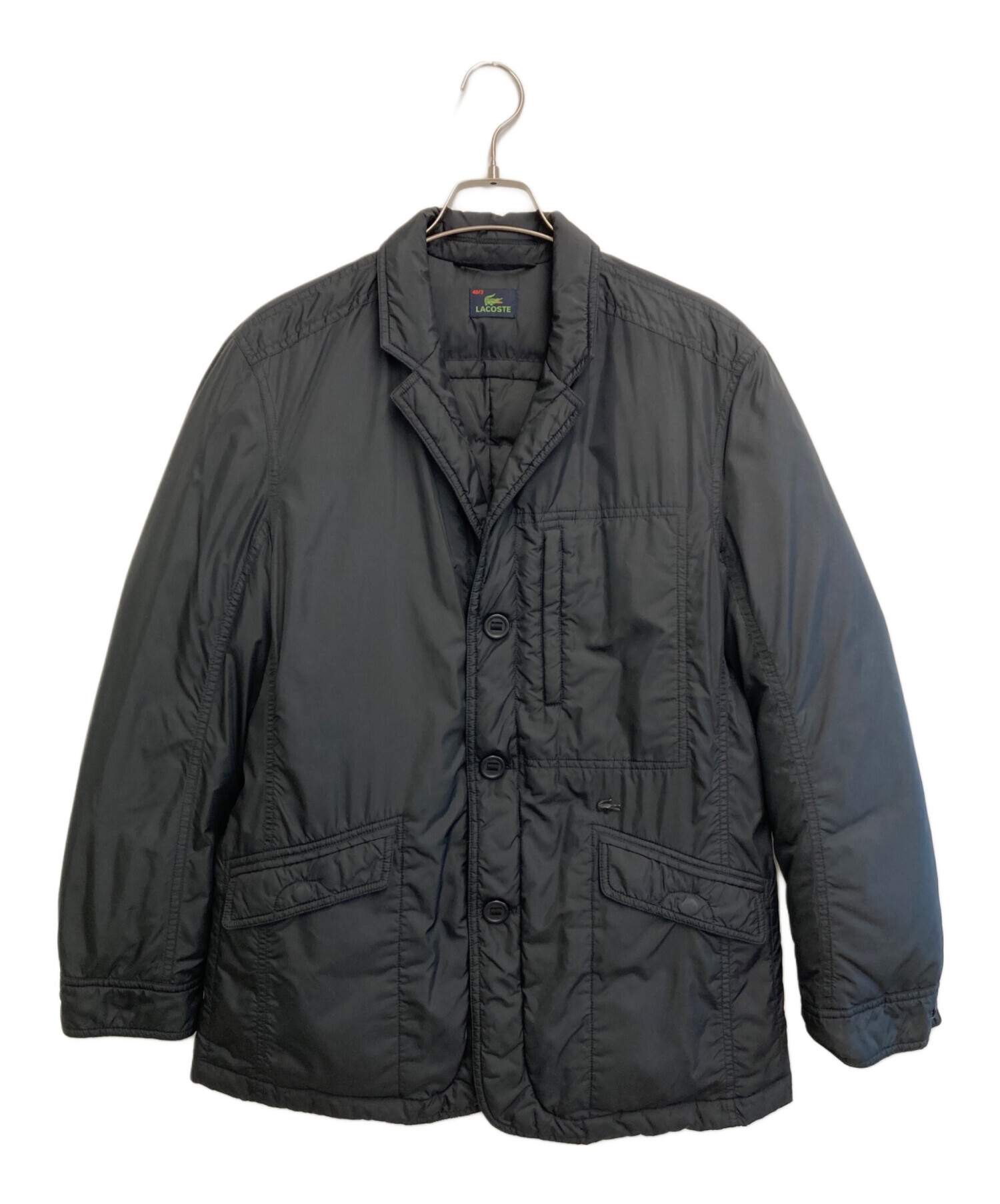中古・古着通販】LACOSTE (ラコステ) ダウンジャケット ブラック 