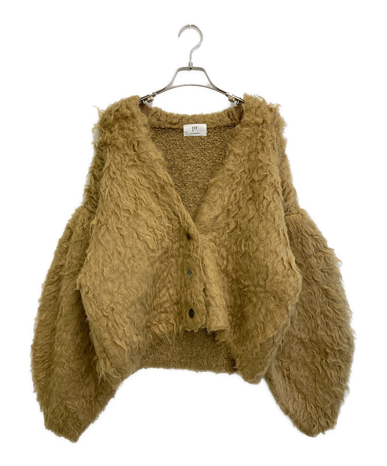 1er Arrondissement カーディガン F 茶系 【古着】【中古】 中古・古着通販】1er Arrondissement (プルミエ アロンディスモン
