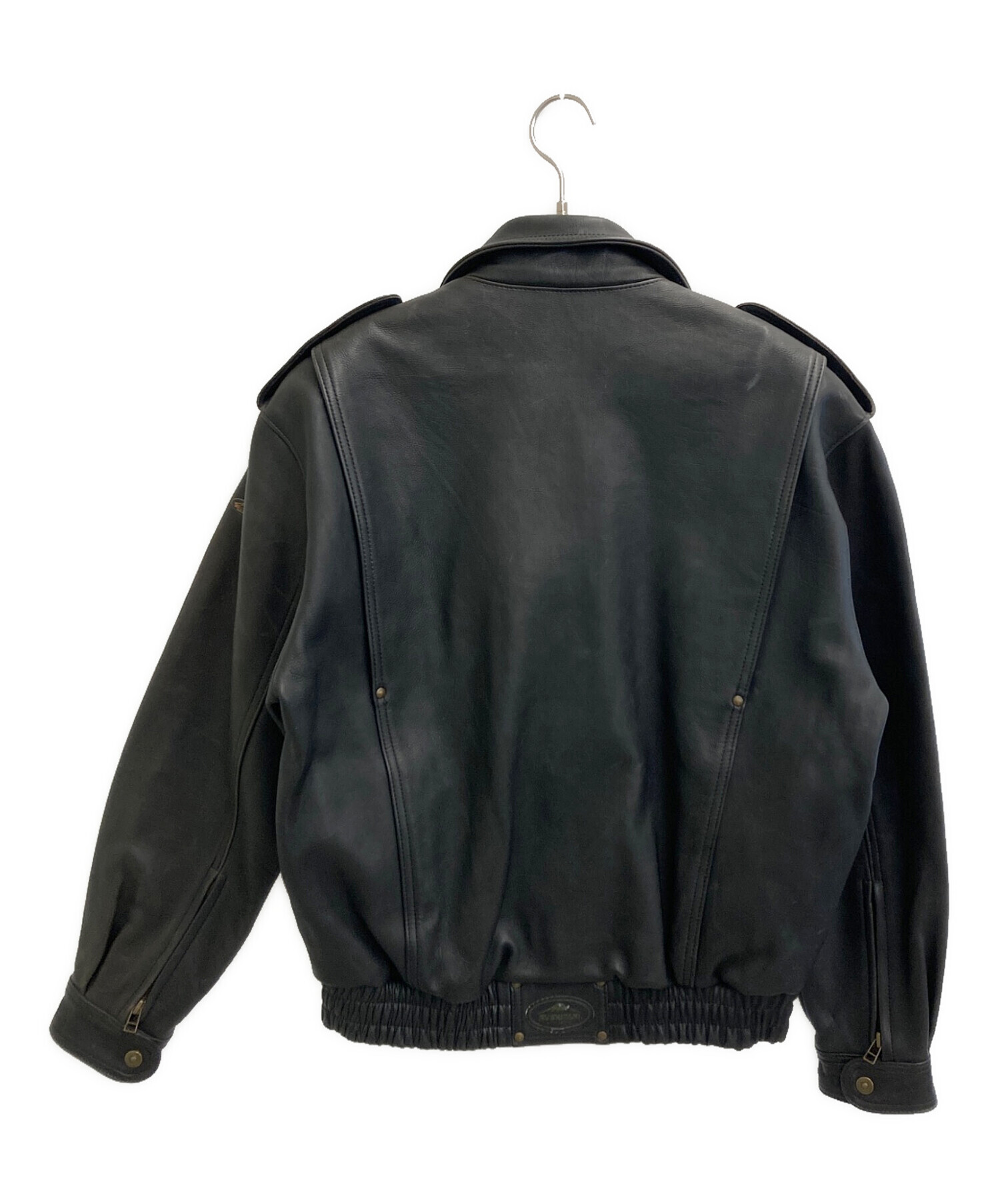 中古・古着通販】KUSHITANI (クシタニ) レザージャケット ブラック