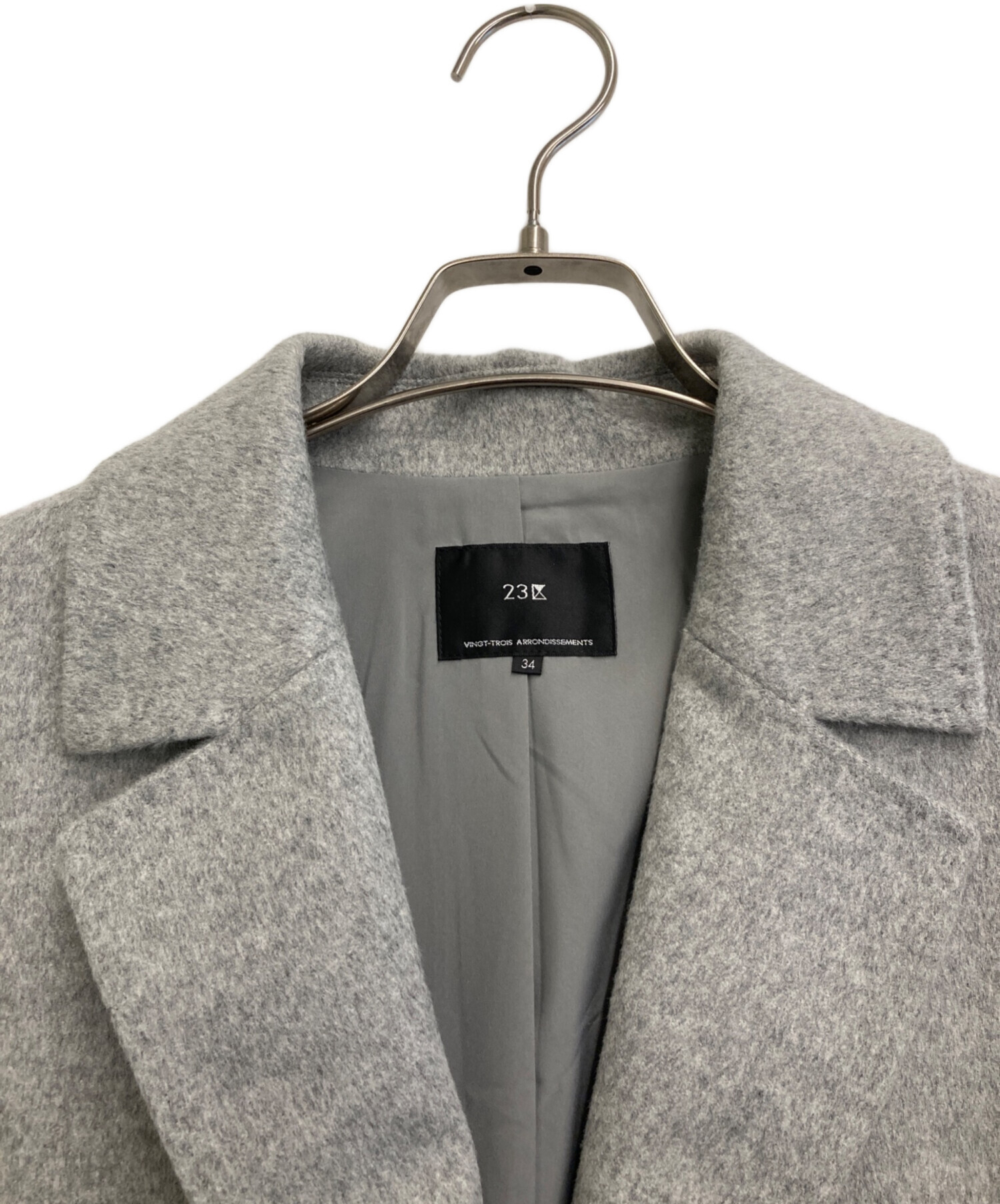 中古・古着通販】23区 (ニジュウサンク) 23AWウールカシミヤビーバー