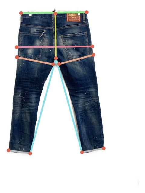 中古・古着通販】DSQUARED2 (ディースクエアード) ダメージデニム