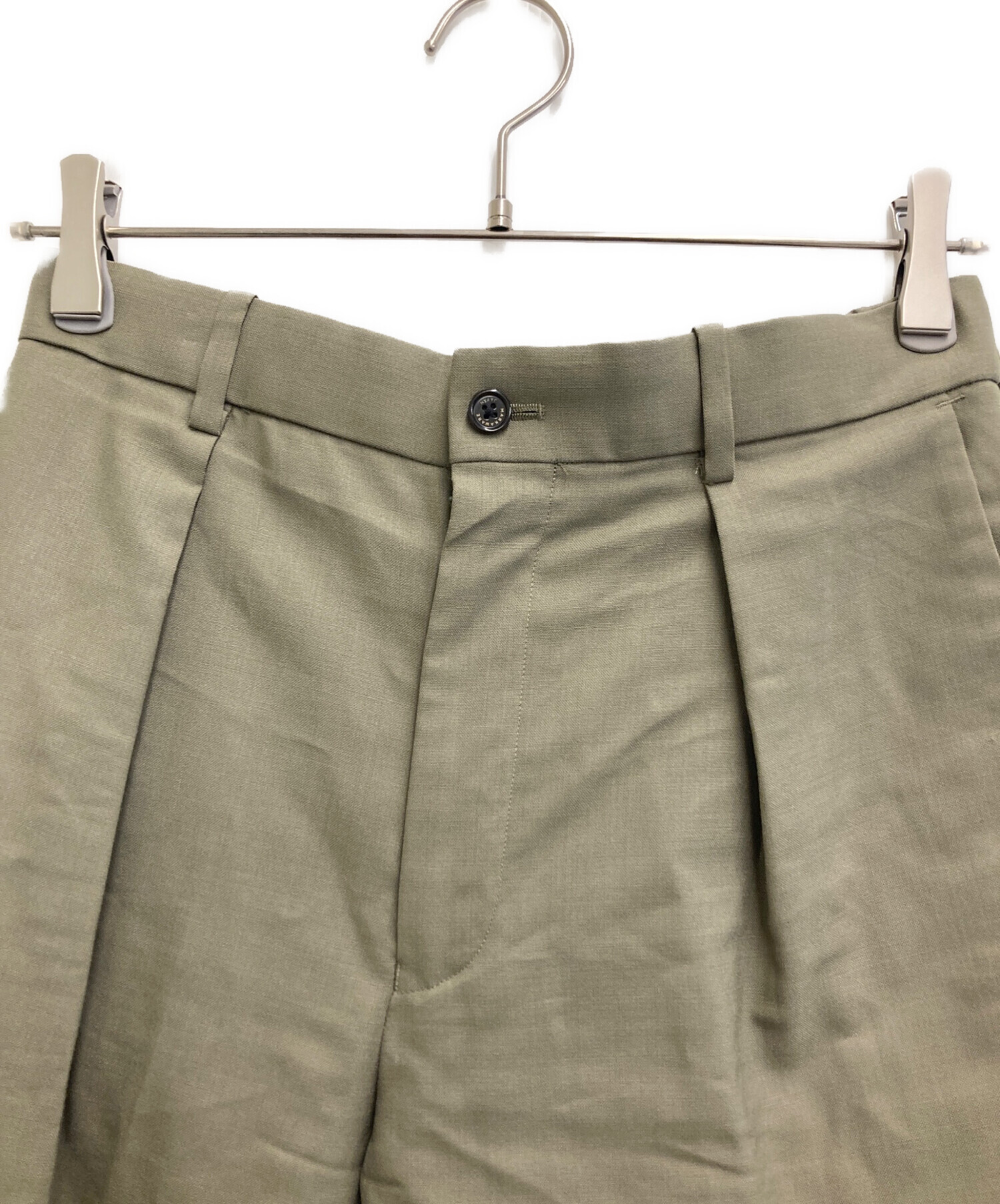 中古・古着通販】MARKAWARE (マーカウェア) FRONT PLEATS PEGTOP
