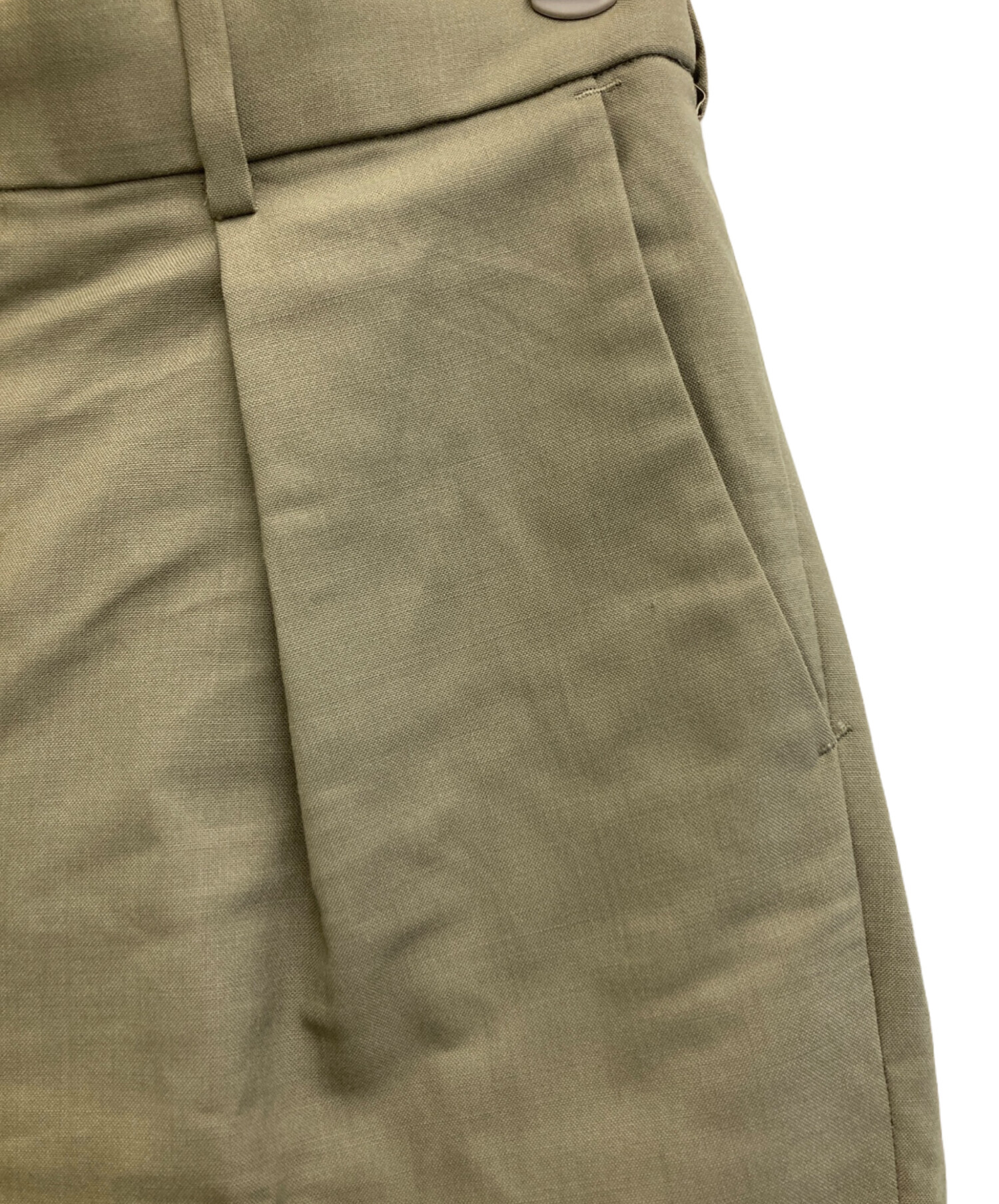 中古・古着通販】MARKAWARE (マーカウェア) FRONT PLEATS PEGTOP