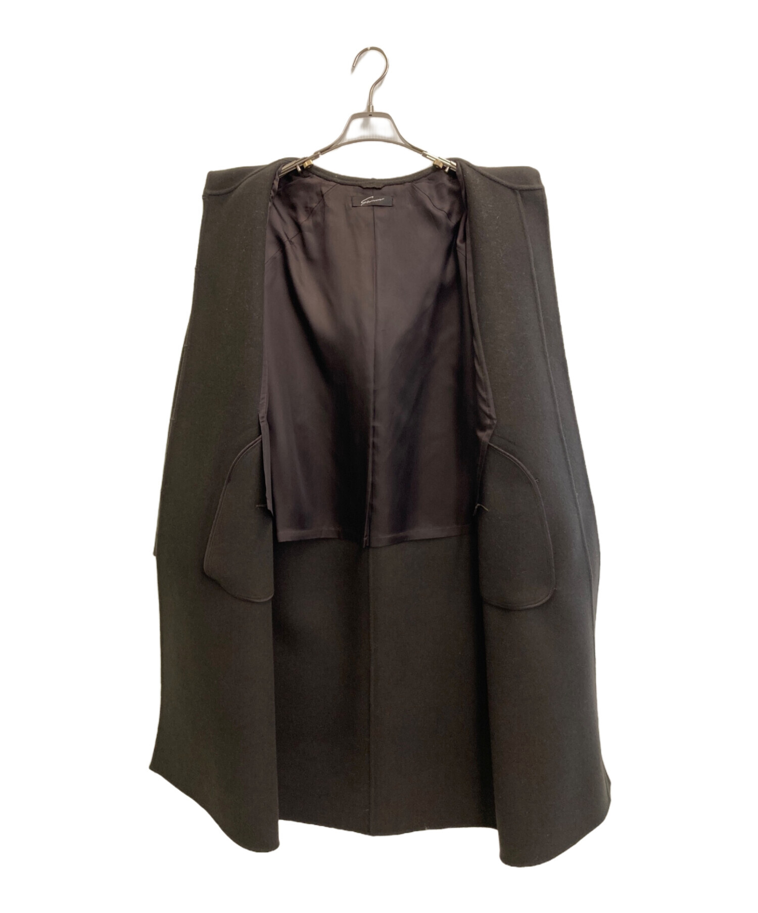 スタニングルアー　カシミヤ94％　リバーフーデッドコート　ゆったり 中古・古着通販】STUNNING LURE (スタニングルアー) フーデッドコート