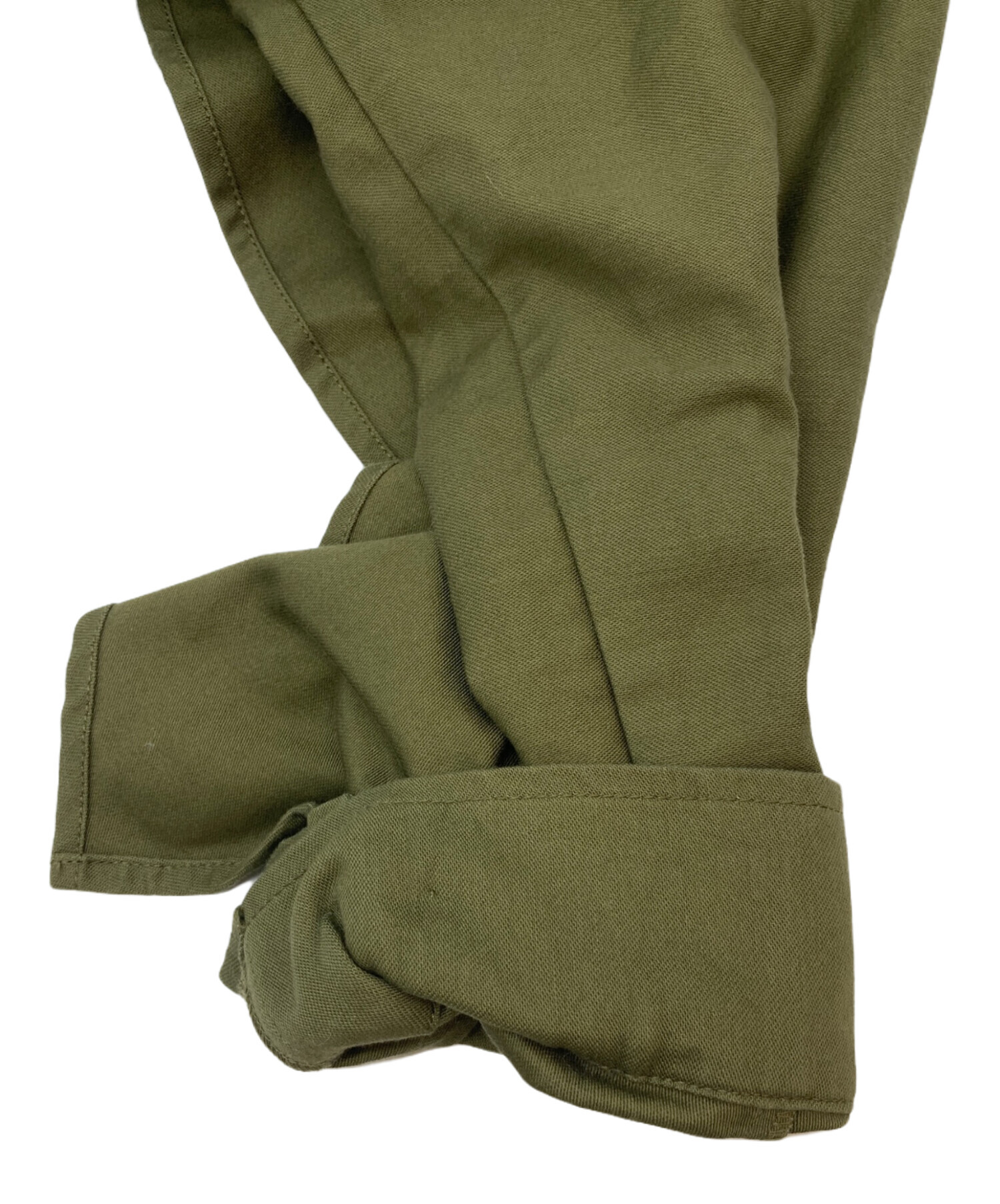 中古・古着通販】CLANE (クラネ) BACK FRILL MILITARY JACKET カーキ