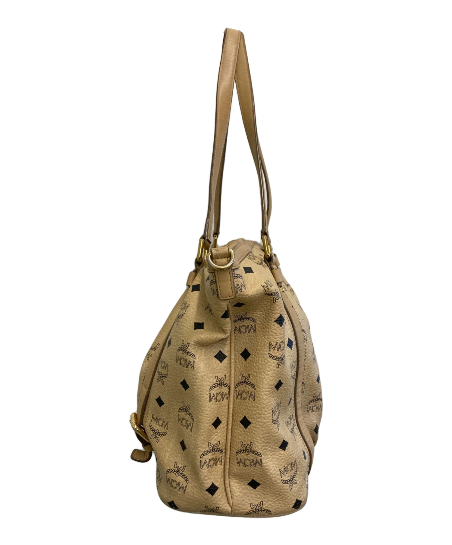 中古・古着通販】MCM (エムシーエム) ヴィセトス2WAYバッグ ベージュ 