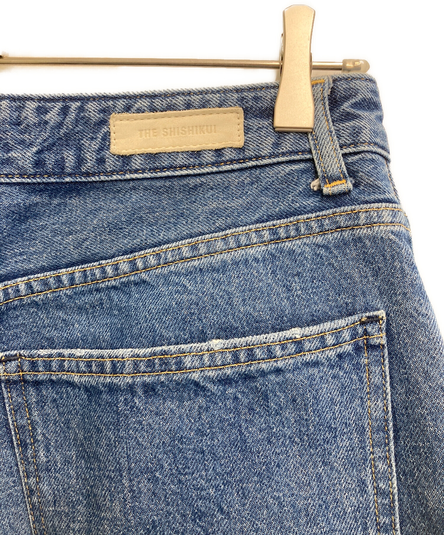 中古・古着通販】shishikui (シシクイ) dacoデニムパンツ ブルー