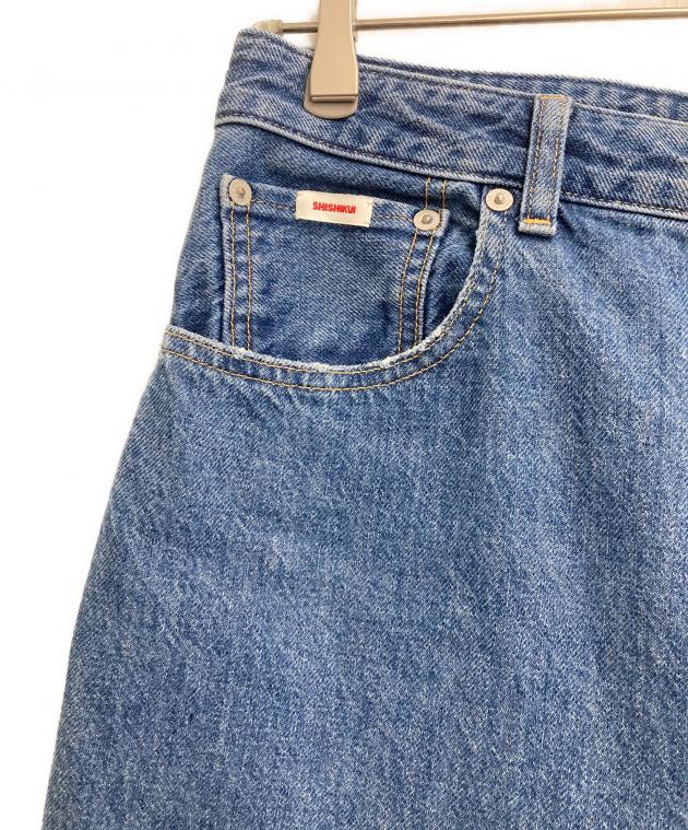 中古・古着通販】shishikui (シシクイ) dacoデニムパンツ ブルー