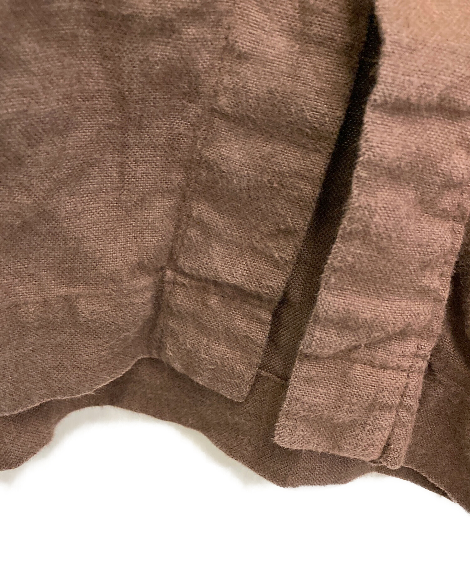 中古・古着通販】nest Robe (ネストローブ) リネンワンピース ブラウン
