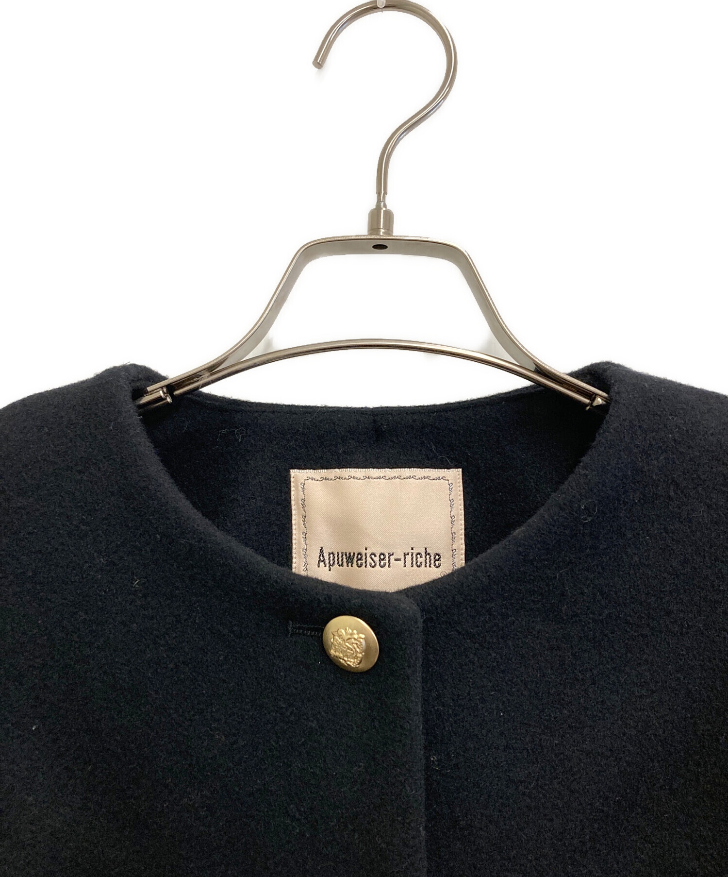 中古・古着通販】Apuweiser-riche (アプワイザーリッシェ) 金釦ノー