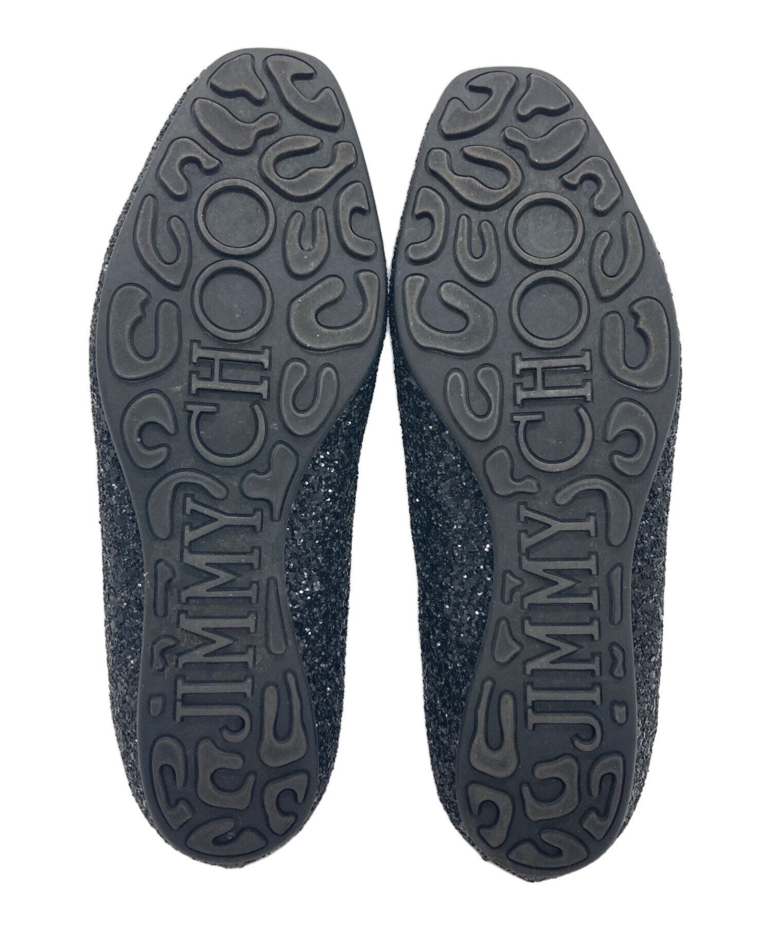 中古・古着通販】JIMMY CHOO (ジミーチュウ) スパンコールスリッポン 