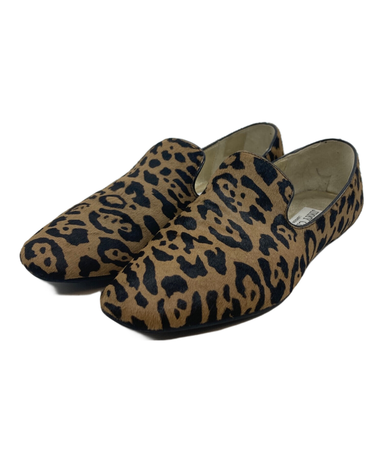 中古・古着通販】JIMMY CHOO (ジミーチュウ) レオパード柄スリッポン