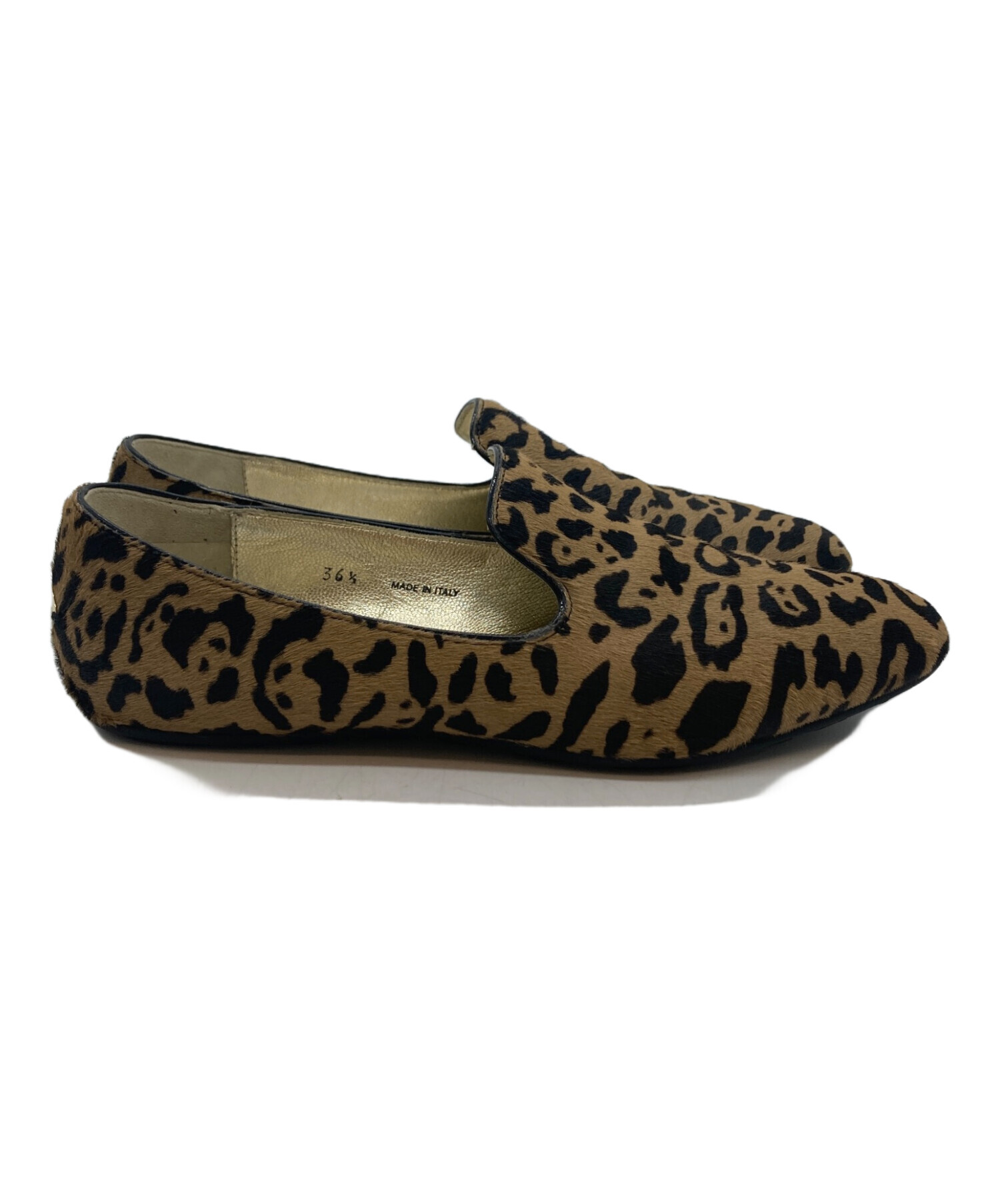 JIMMY CHOO ジミーチュウ　レオパード　バレエシューズ　37 JIMMY CHOO ジミーチュウ レオパード バレエシューズ 37 JIMMY CHOO