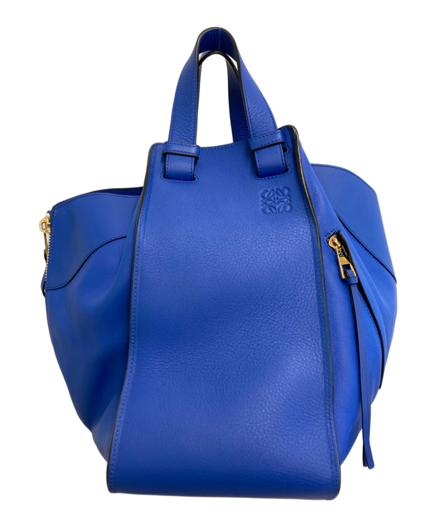 〜にぶたま〜 ロエベ 中古・古着通販】LOEWE (ロエベ) ハンモックバッグ ブルー サイズ
