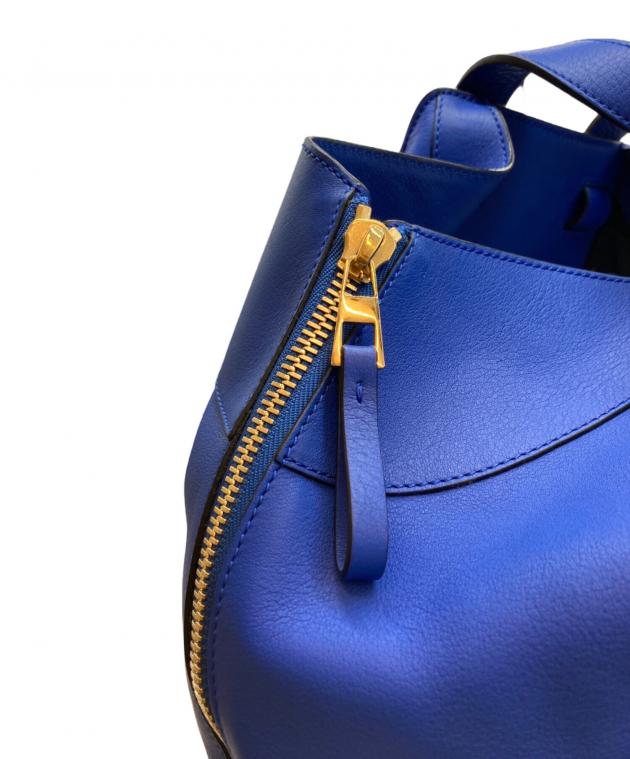 LOEWE ハンドバッグ 青 中古・古着通販】LOEWE (ロエベ) 2WAYバッグ ブルー サイズ