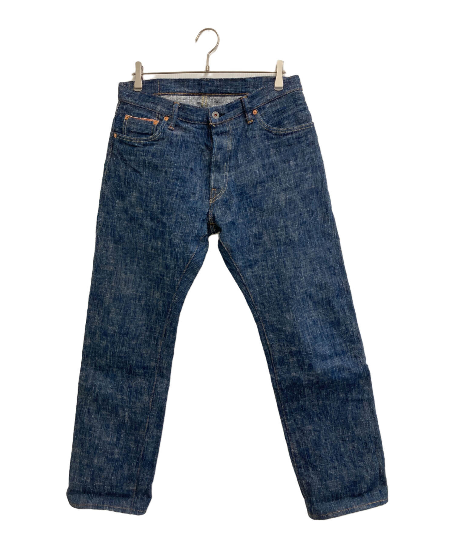 graphzero/かせ染スリムストレートデニム 中古・古着通販】graphzero (グラフゼロ) 15oz かせ染めスリム
