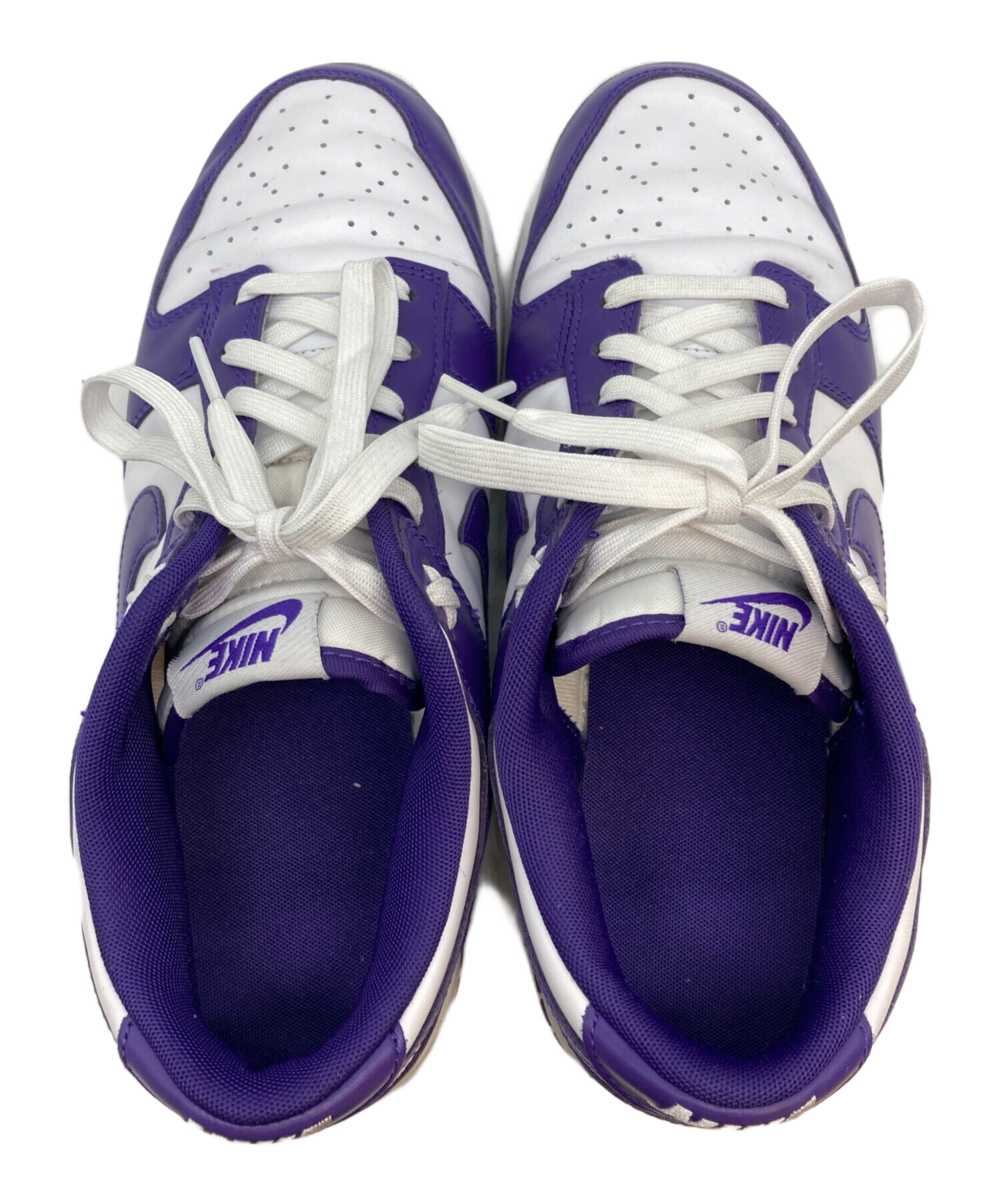 中古・古着通販】NIKE (ナイキ) スニーカー ホワイト×パープル サイズ 