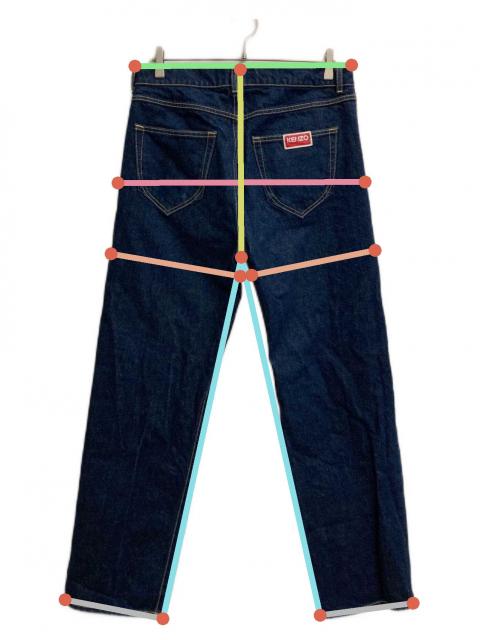 中古・古着通販】KENZO (ケンゾー) デニムパンツ インディゴ サイズ:32
