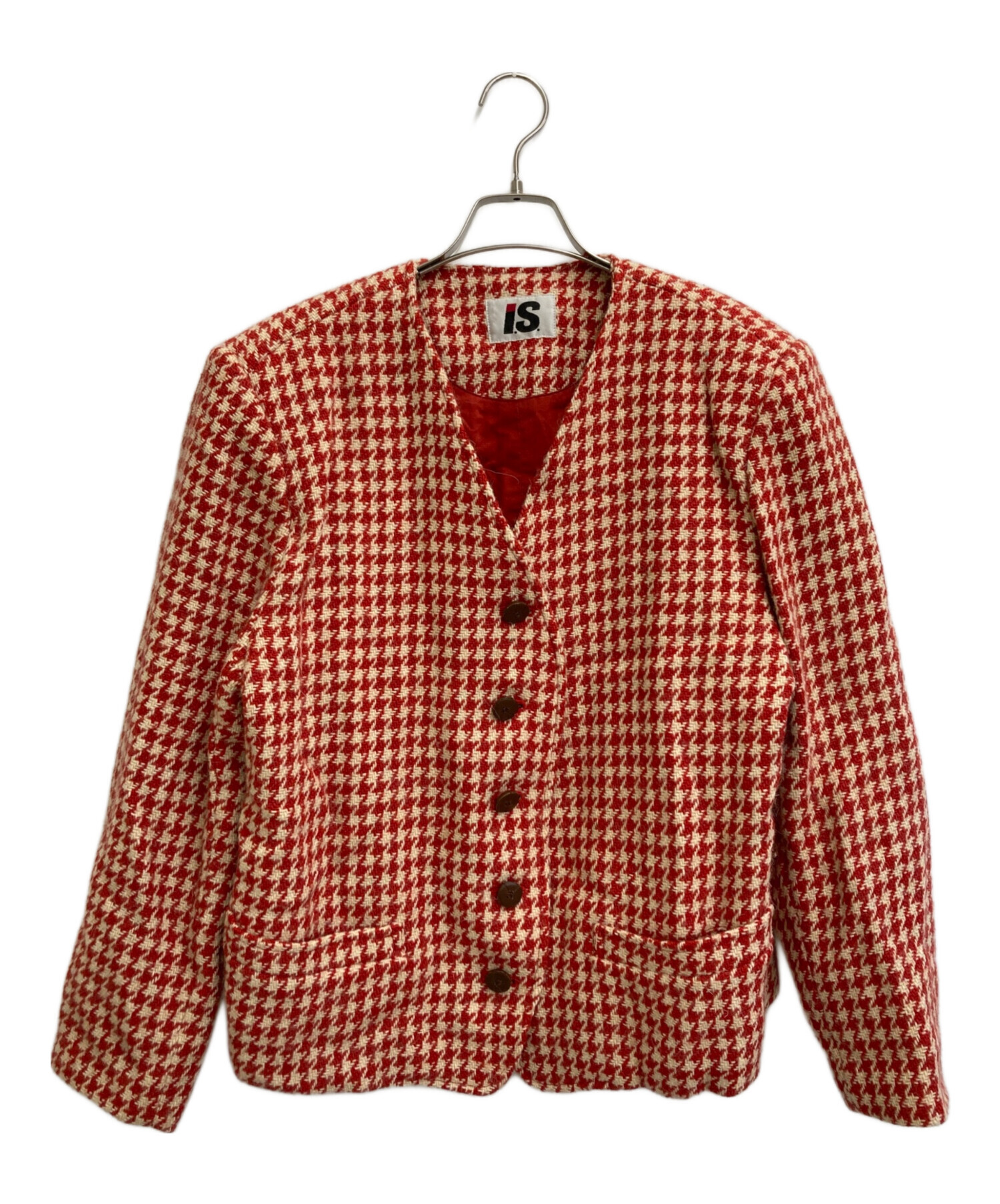 イッセイミヤケ　ヴィンテージ　赤　ブルゾン　MA-1風 me ISSEY MIYAKE(ミーイッセイミヤケ) SHRINK STRIPEカットソー