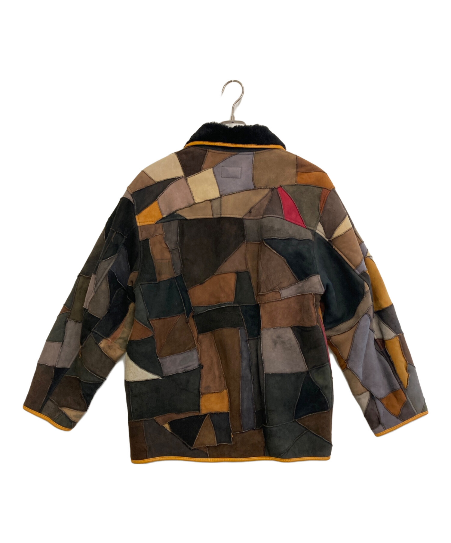 中古・古着通販】DAILY NEWS (デイリーニュース) パッチワークムートン