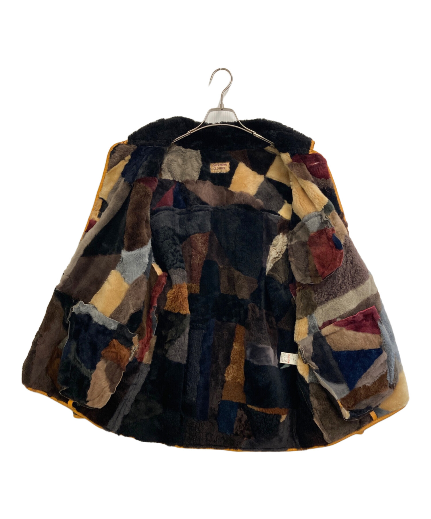 中古・古着通販】DAILY NEWS (デイリーニュース) パッチワークムートン