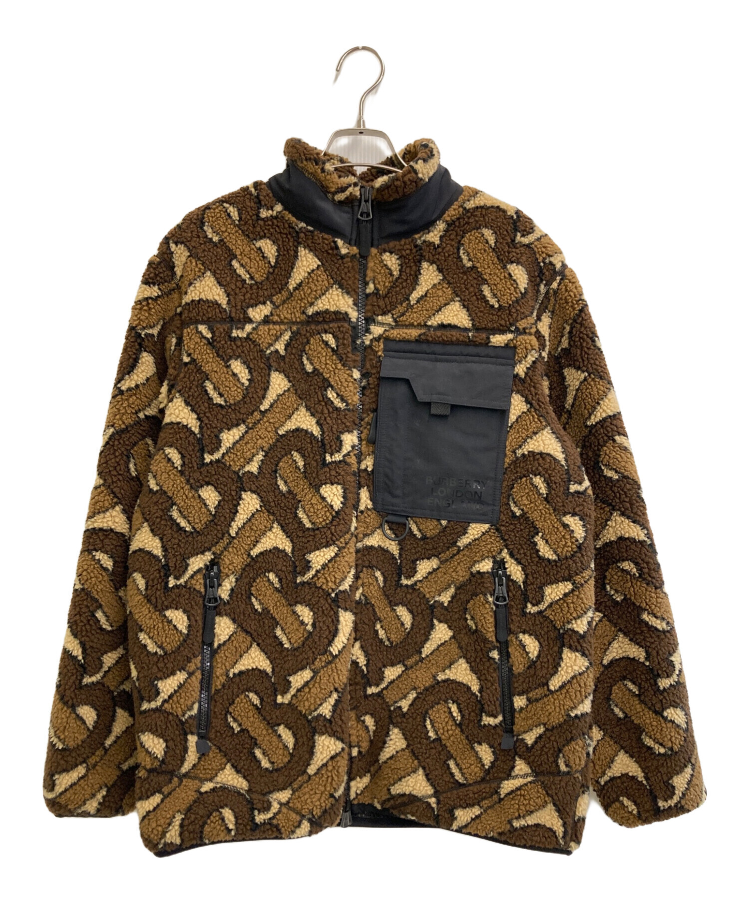 中古・古着通販】BURBERRY (バーバリー) TBモノグラムボアジャケット