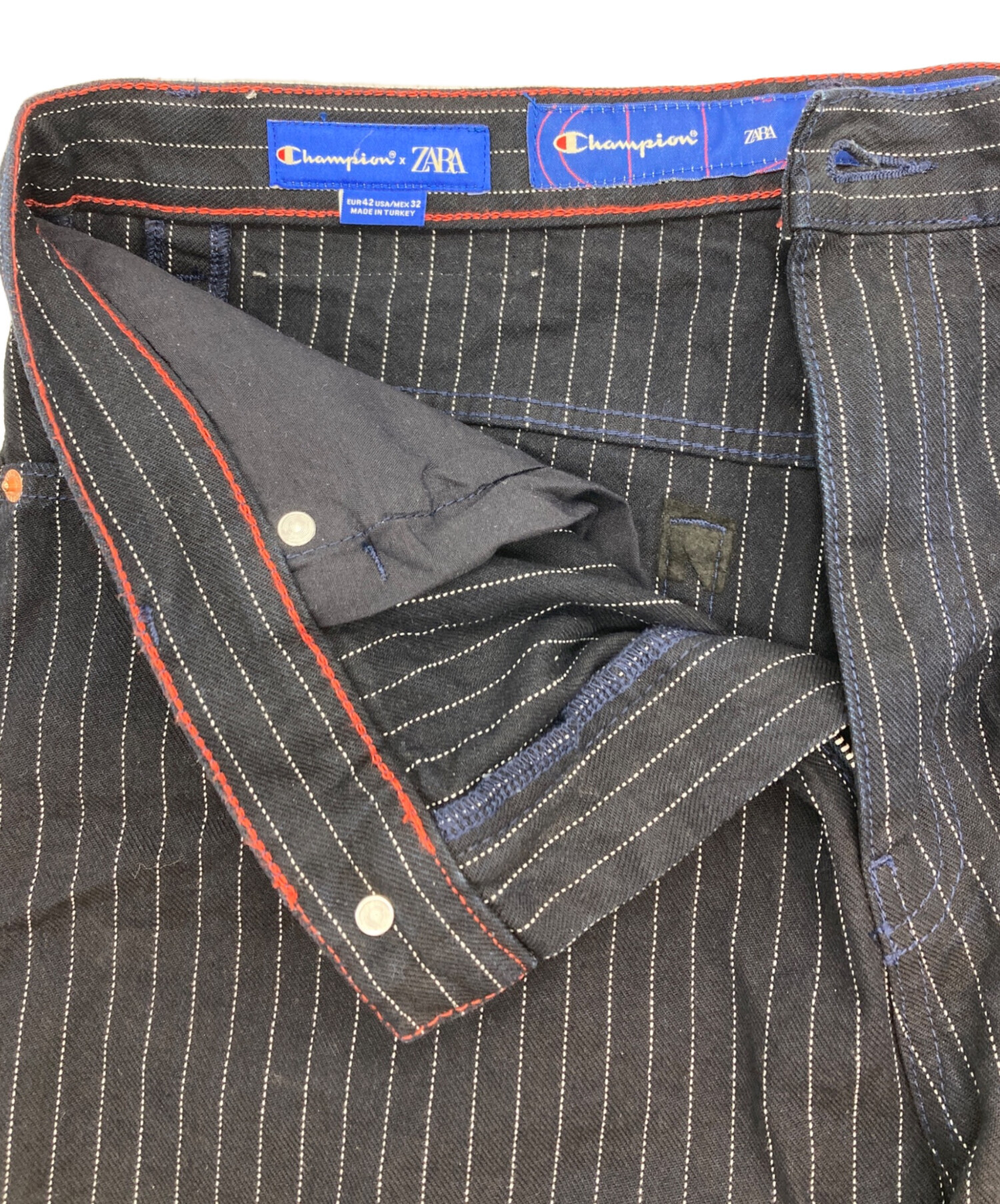 中古・古着通販】ZARA (ザラ) Champion (チャンピオン) ストライプ