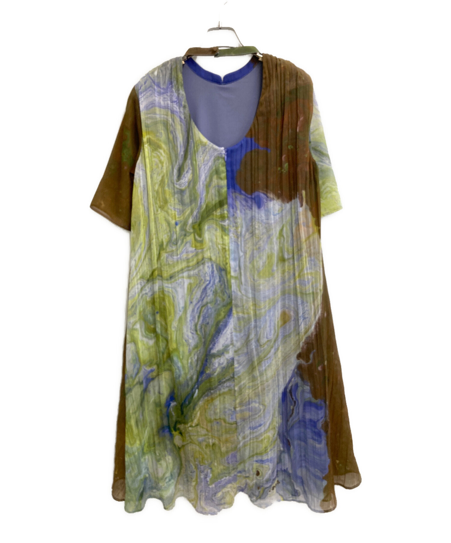 中古・古着通販】Ameri (アメリ) MEDI ERIN WRINKLE DRESS マルチ