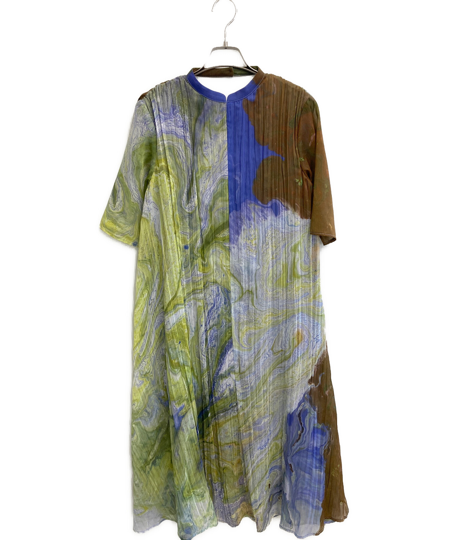 中古・古着通販】Ameri (アメリ) MEDI ERIN WRINKLE DRESS マルチ