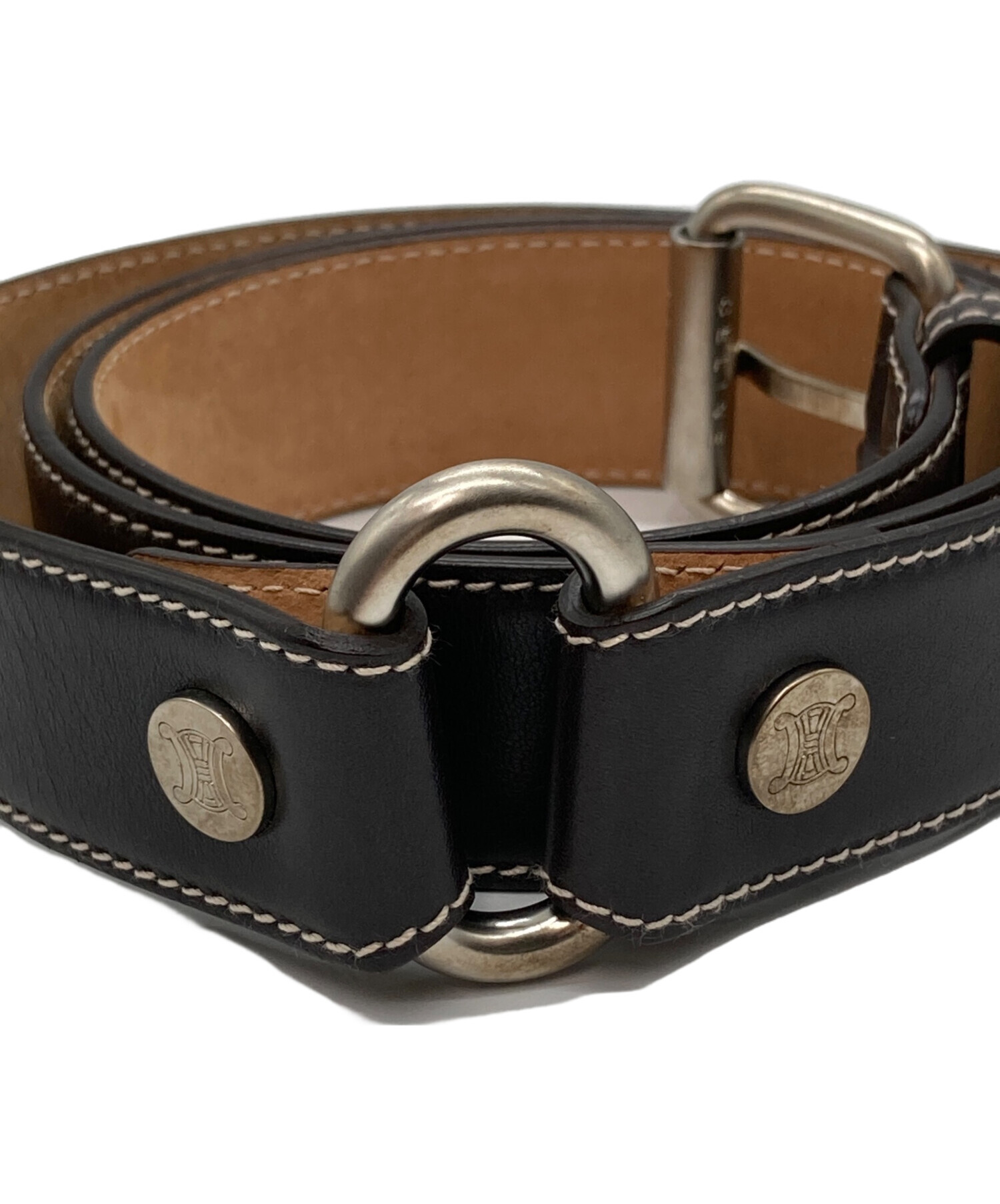 中古・古着通販】CELINE (セリーヌ) ベルト ブラウン｜ブランド・古着