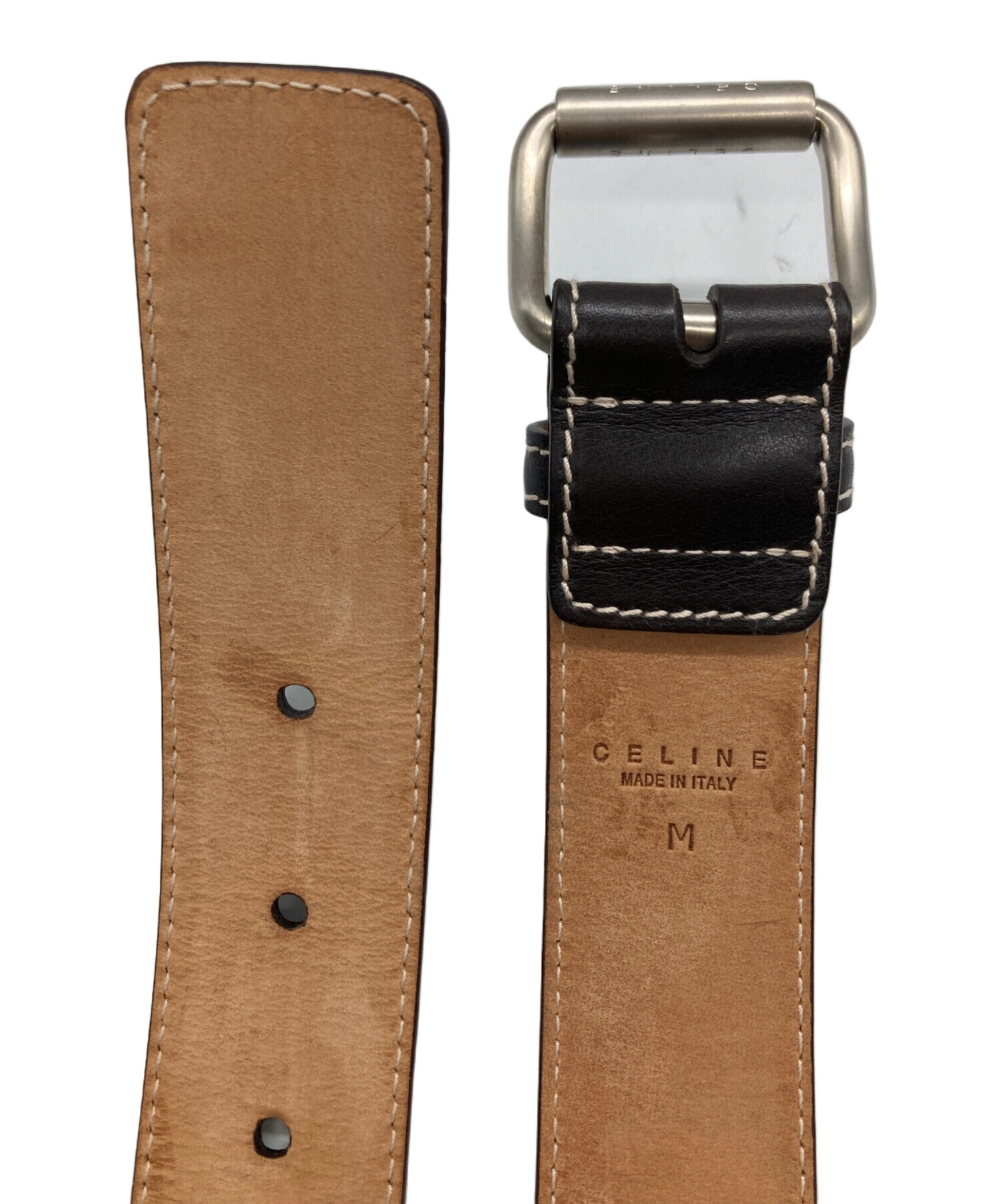 中古・古着通販】CELINE (セリーヌ) ベルト ブラウン｜ブランド・古着