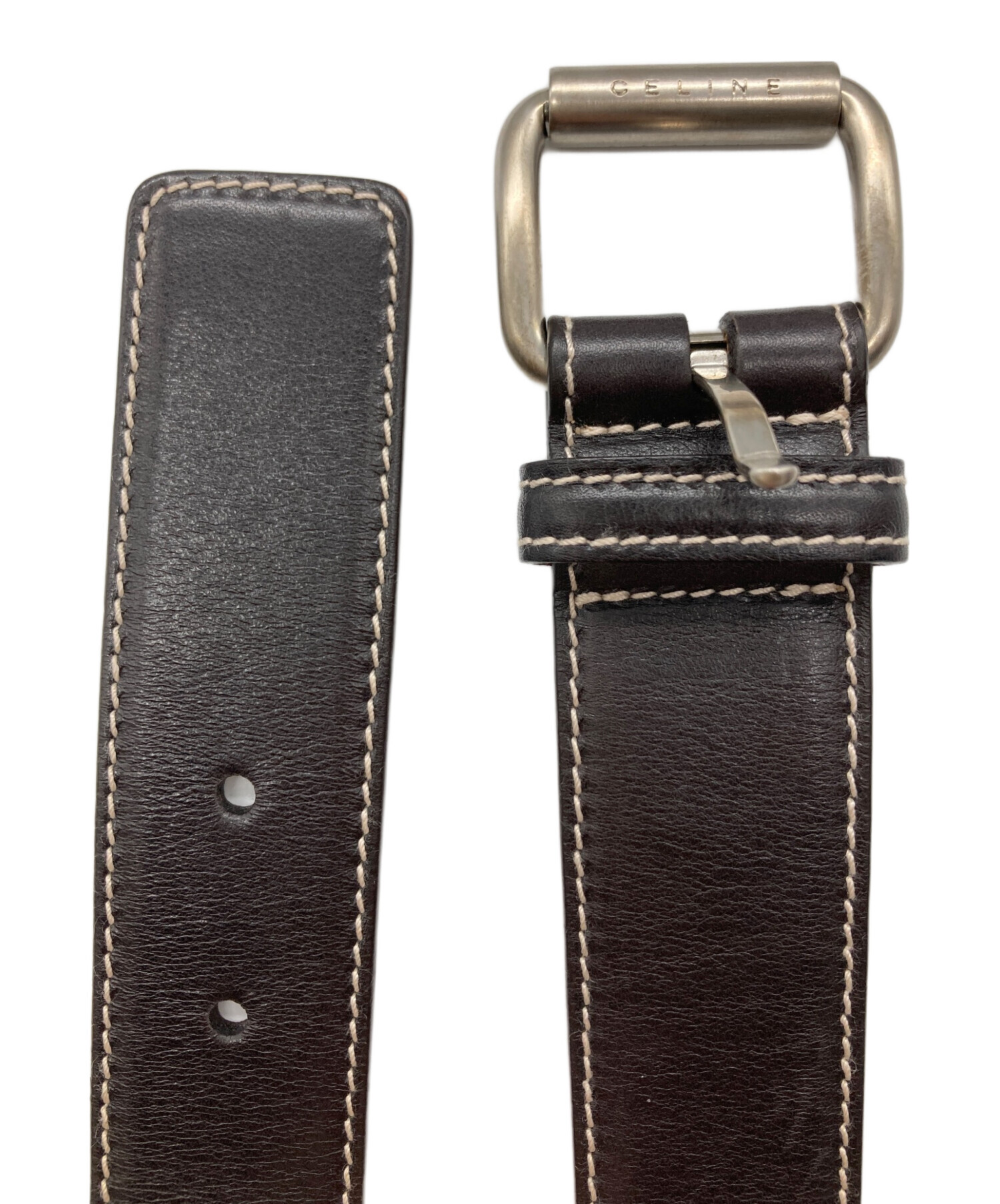 中古・古着通販】CELINE (セリーヌ) ベルト ブラウン｜ブランド・古着