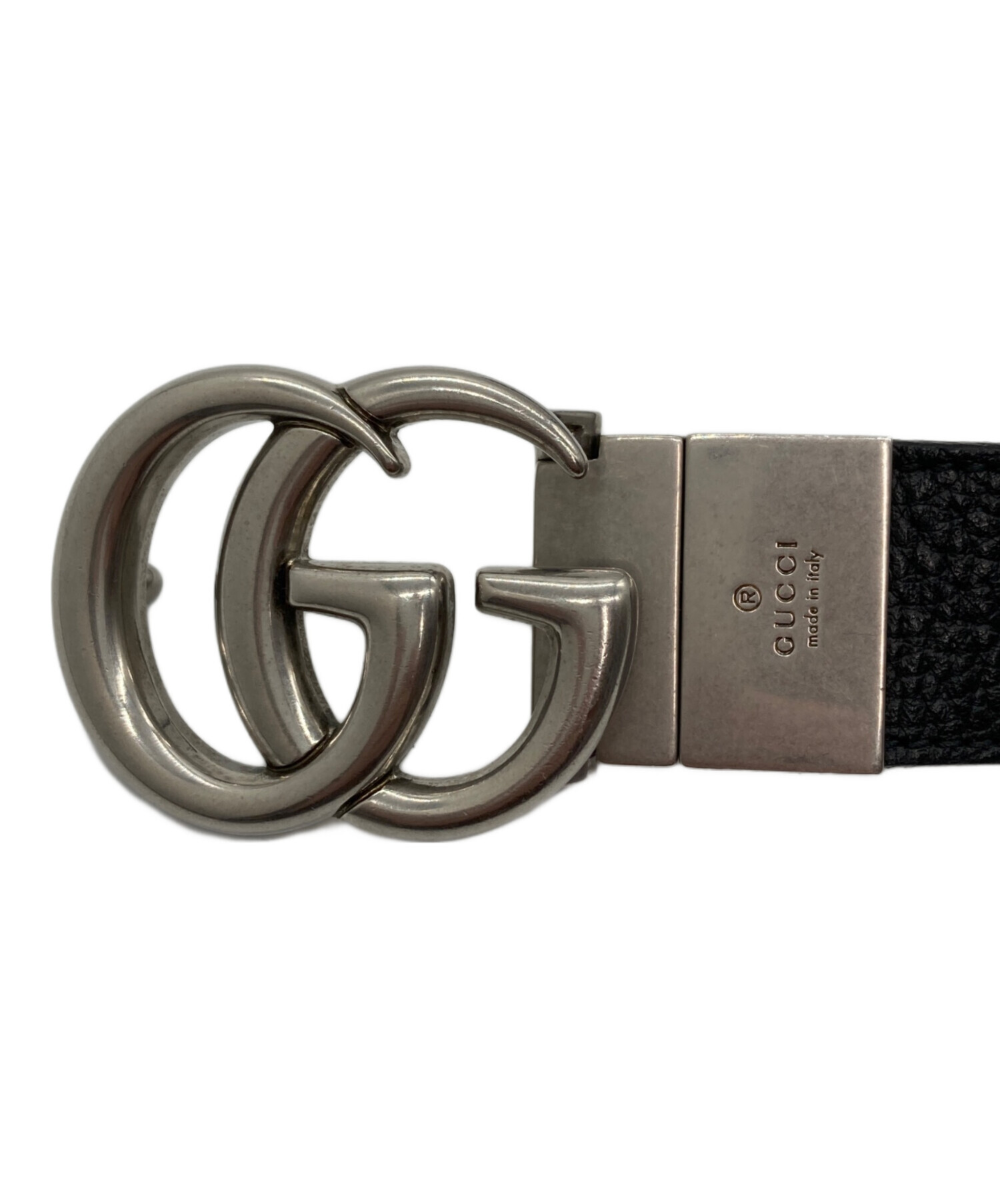 中古・古着通販】GUCCI (グッチ) GGマーモントリバーシブルベルト