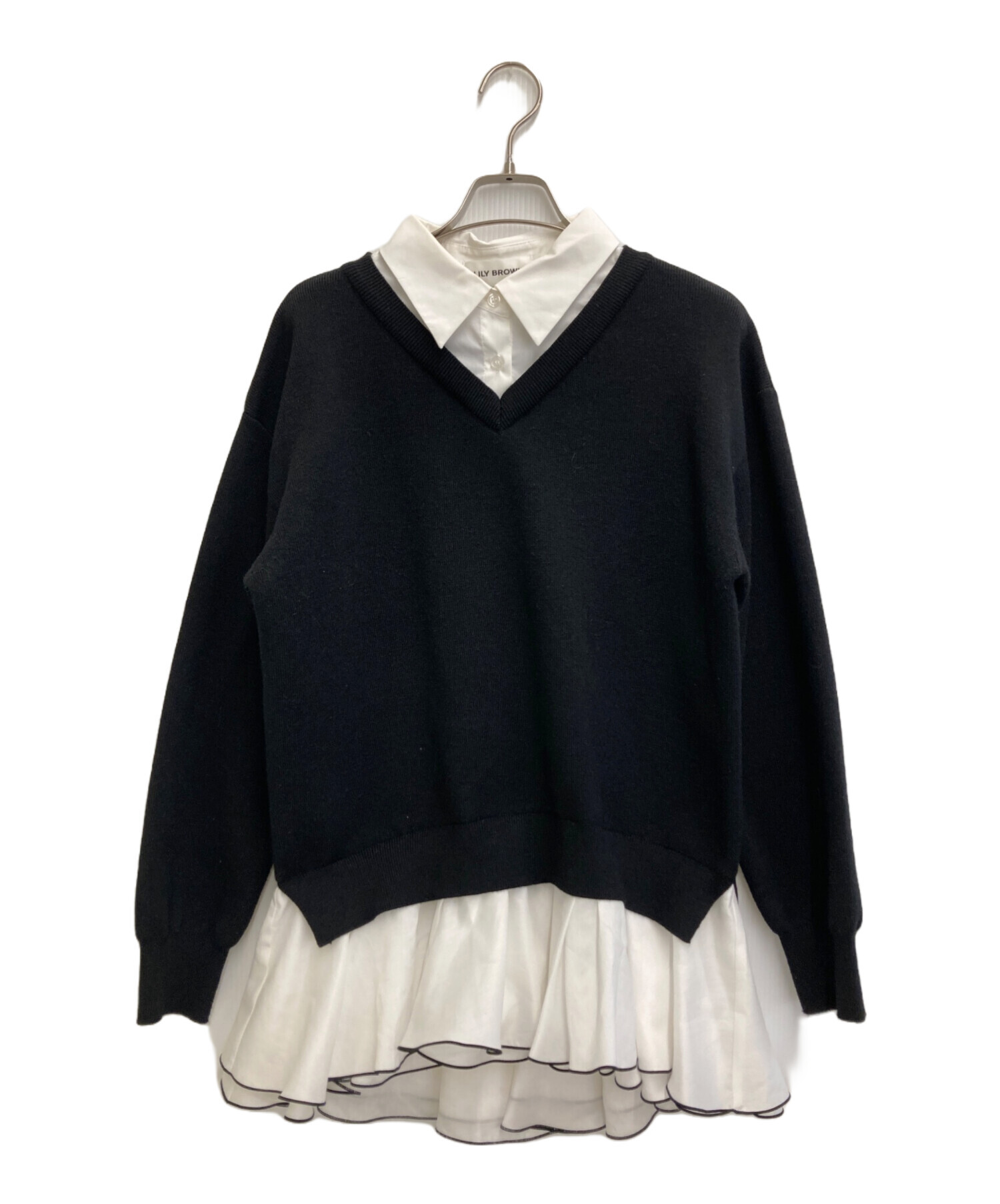 中古・古着通販】Lily Brown (リリーブラウン) シャツドッキング