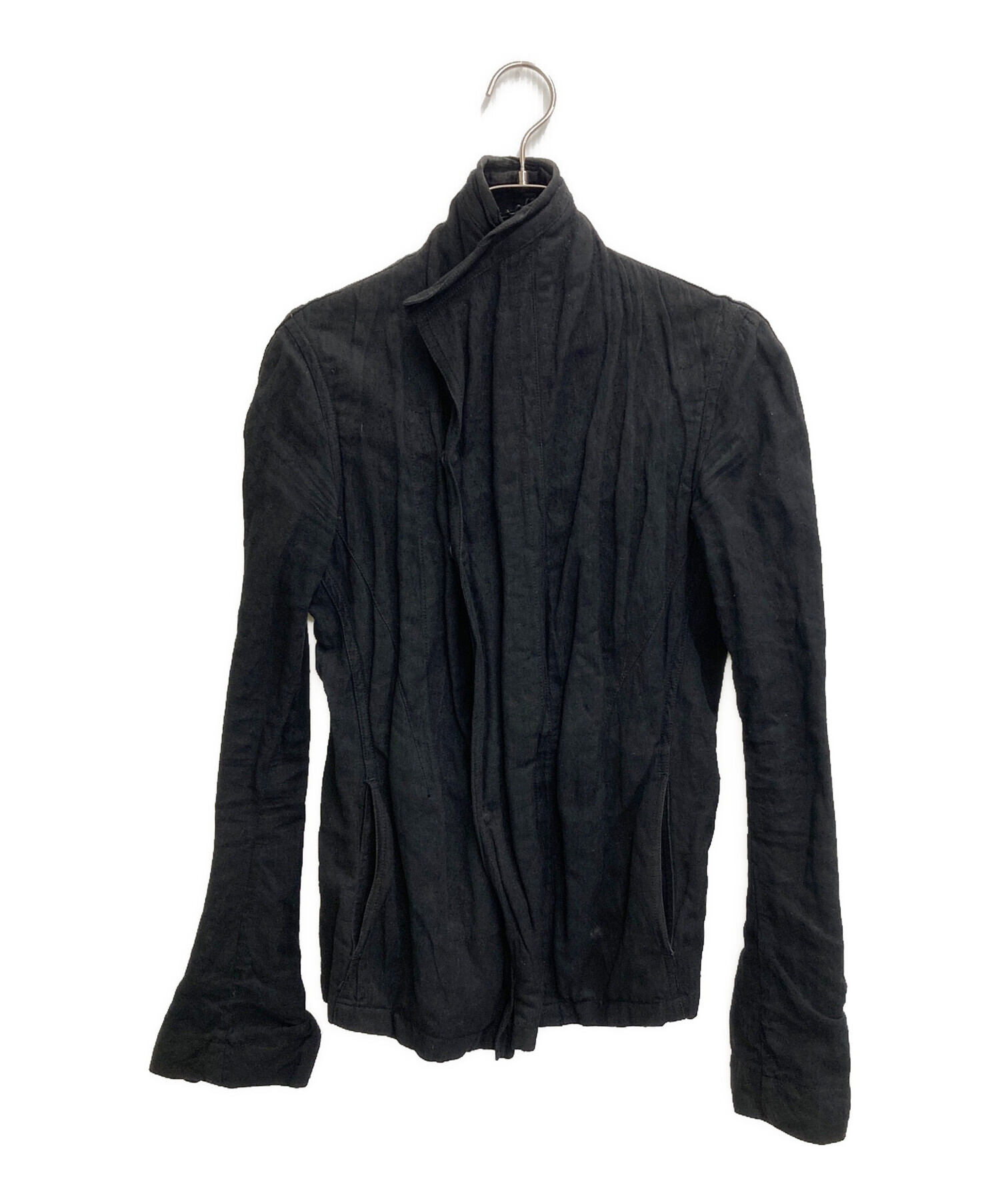 中古・古着通販】JULIUS (ユリウス) シルク混ジャケット ブラック