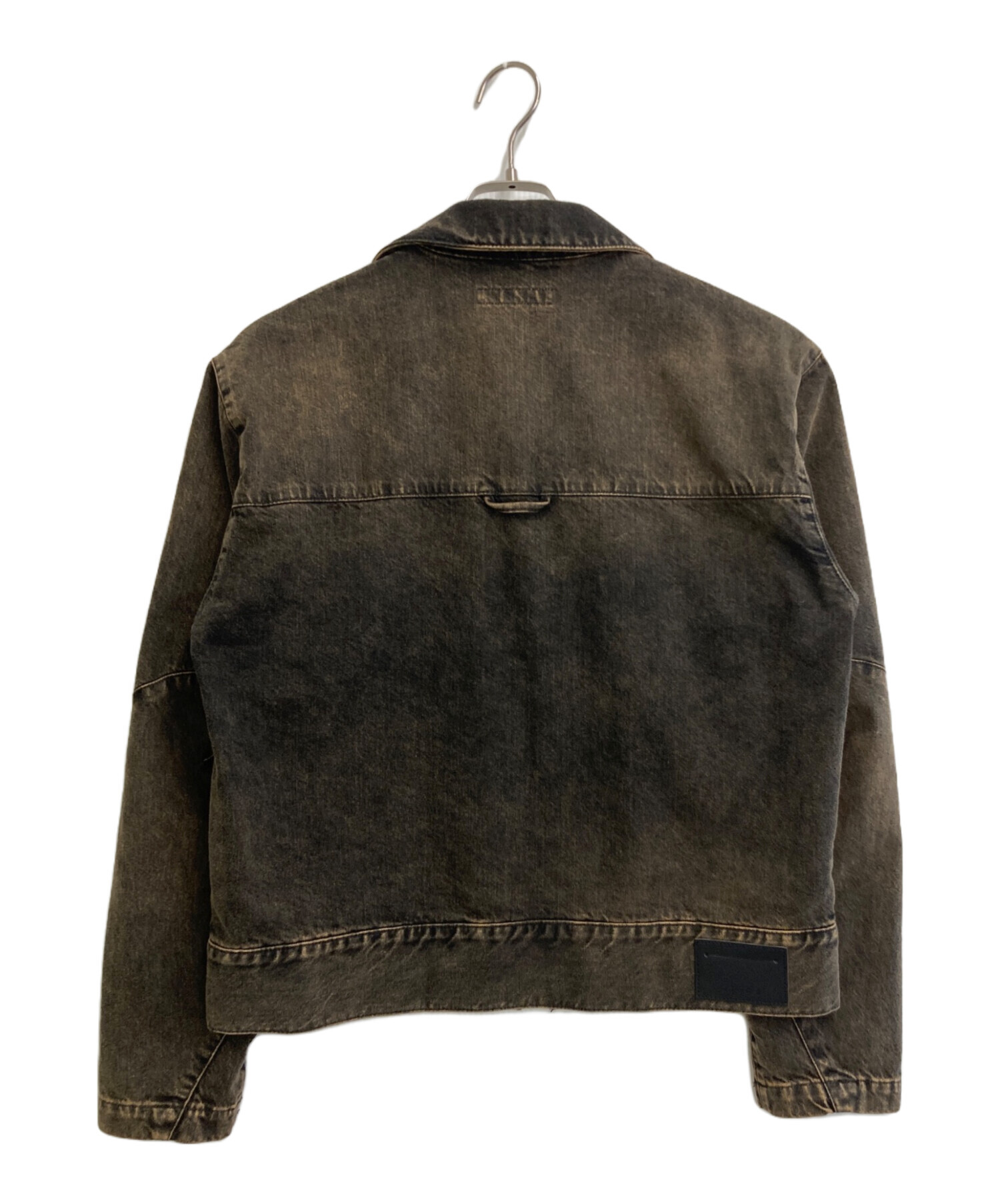 中古・古着通販】jieda (ジエダ) DENIM ZIP JACKET ブラウン サイズ:2