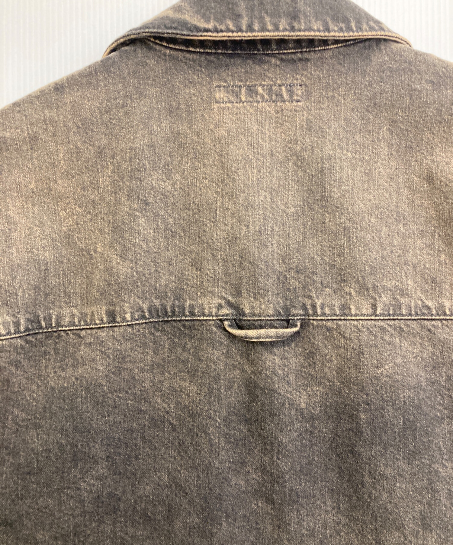 中古・古着通販】jieda (ジエダ) DENIM ZIP JACKET ブラウン サイズ:2 