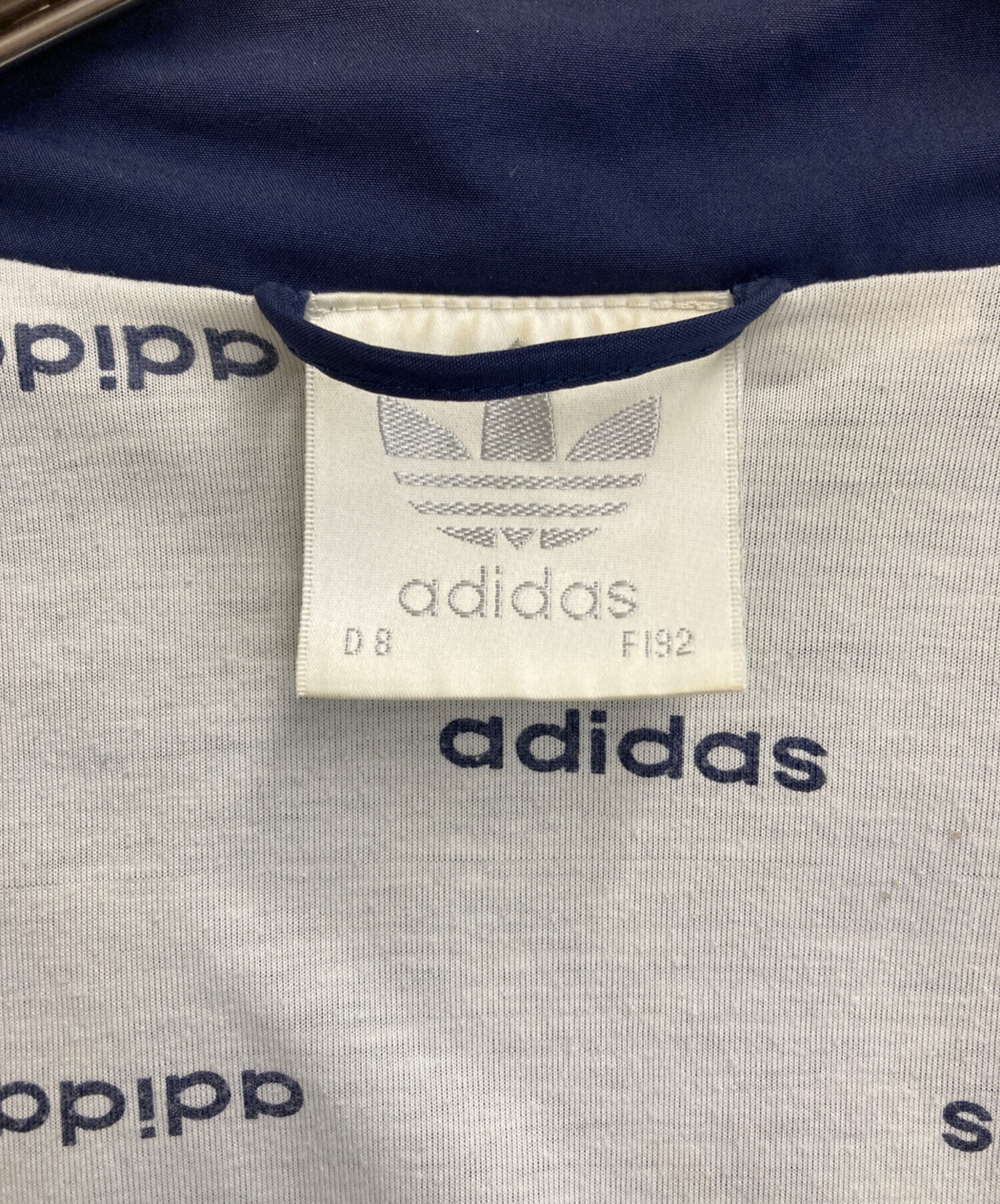 中古・古着通販】adidas (アディダス) ジップブルゾン ブルー×グリーン