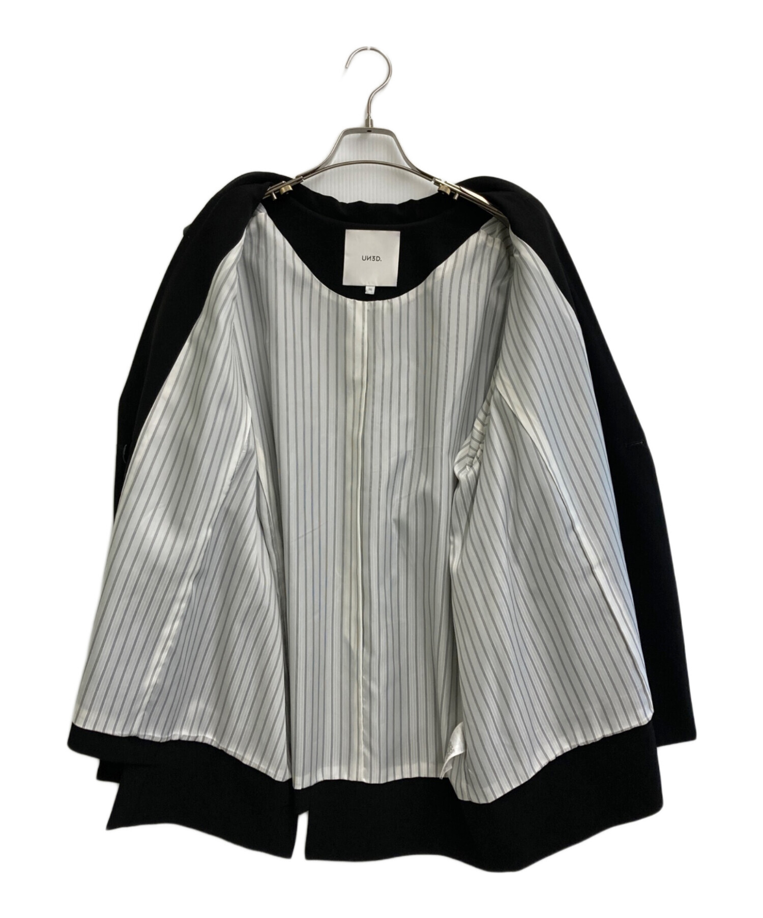 ちーさま様　UN3D./アンスリード/KNIT DOCKING JK 中古・古着通販】UN3D. (アンスリード) KNIT DOCKING JK ブラック