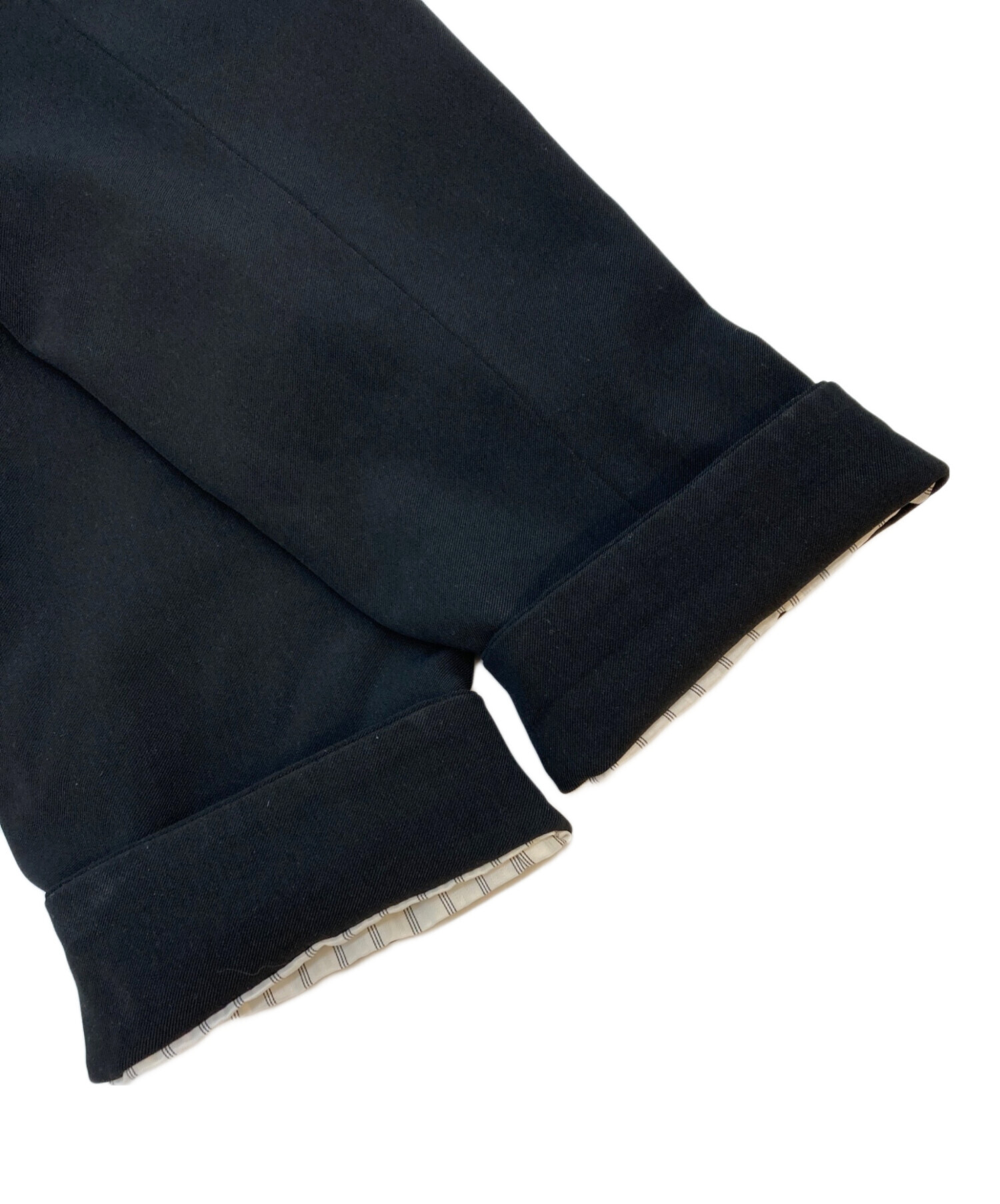 中古・古着通販】UN3D. (アンスリード) KNIT DOCKING JK ブラック