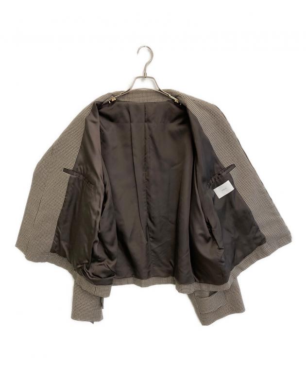 中古・古着通販】stein (シュタイン) OVER SLEEVE ZIP JACKET ベージュ